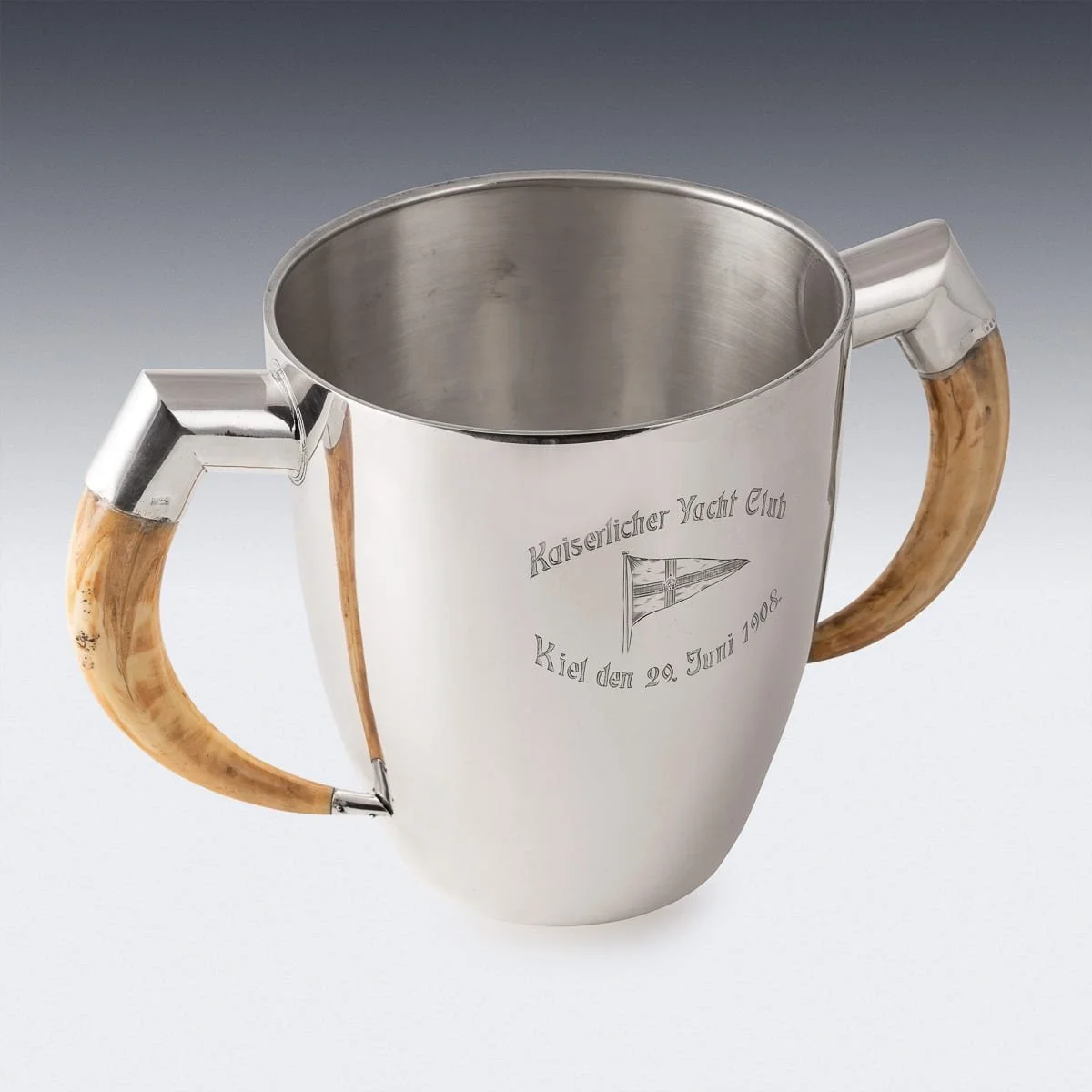 PUSHKINS.COM - D11976 - ANTIQUE 20thC GERMAN SOLID SILVER YACHT CLUB TROPHY c.1908 - 15.jpg