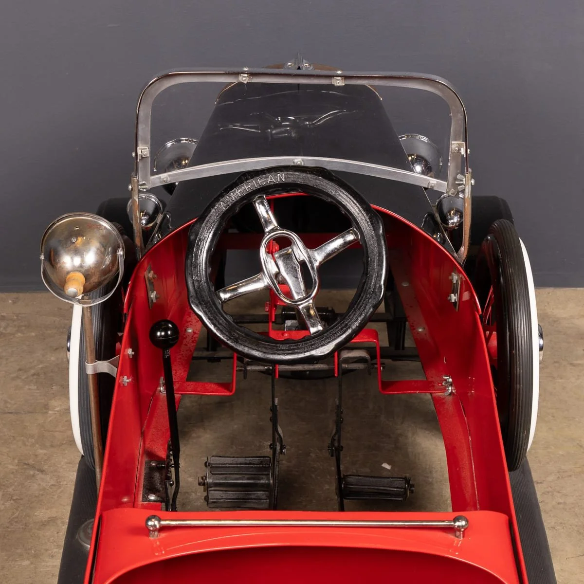 PUSHKINS.COM - Z12098 - VINTAGE 20thC RARE AMERICAN PACKARD TWO SEAT PEDAL CAR - 36.jpg