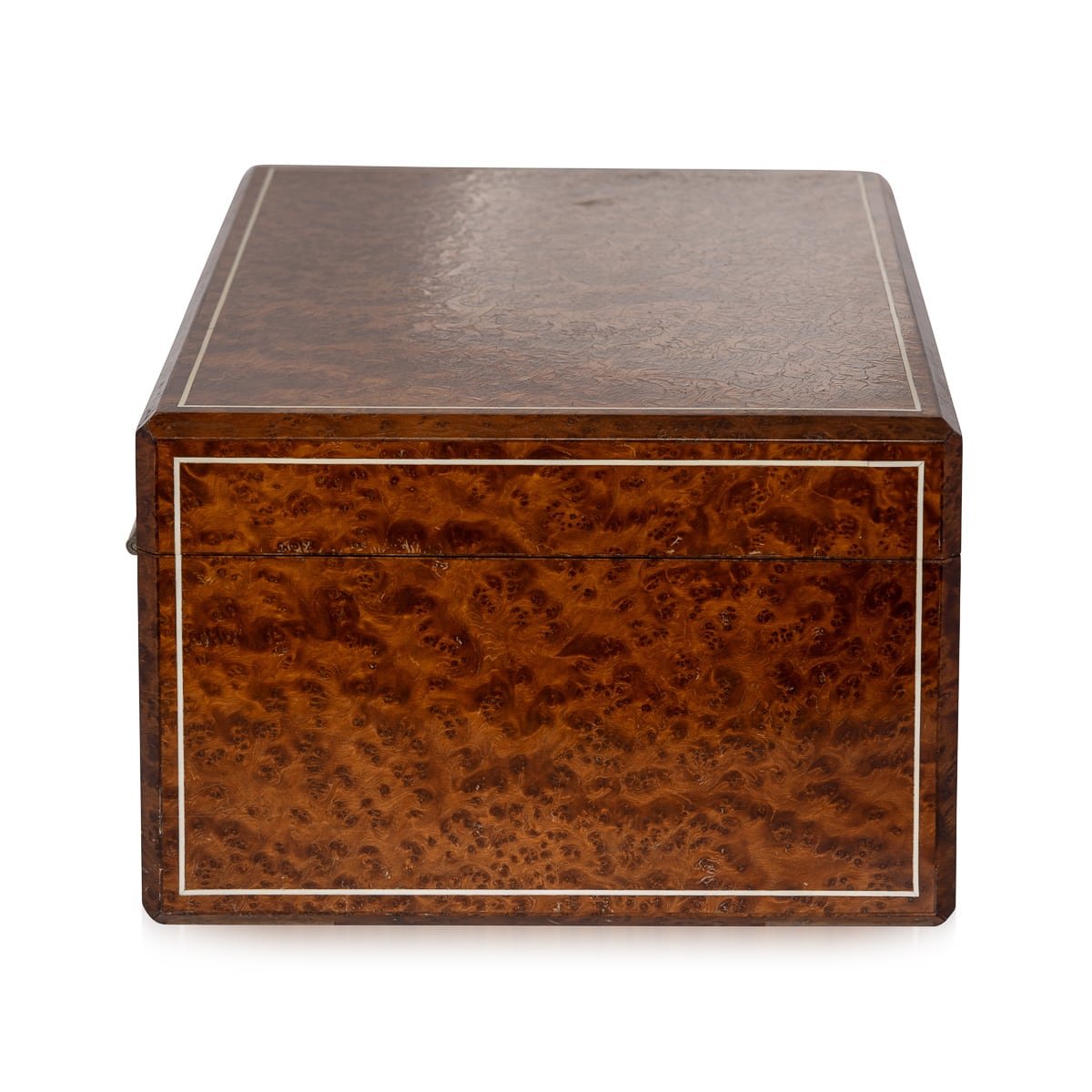 PUSHKINS.COM - B11242 - VINTAGE 20thC ART DECO BURR WALNUT CIGAR HUMIDOR BY DUNHILL, ENGLAND c.1930 - 06.jpg