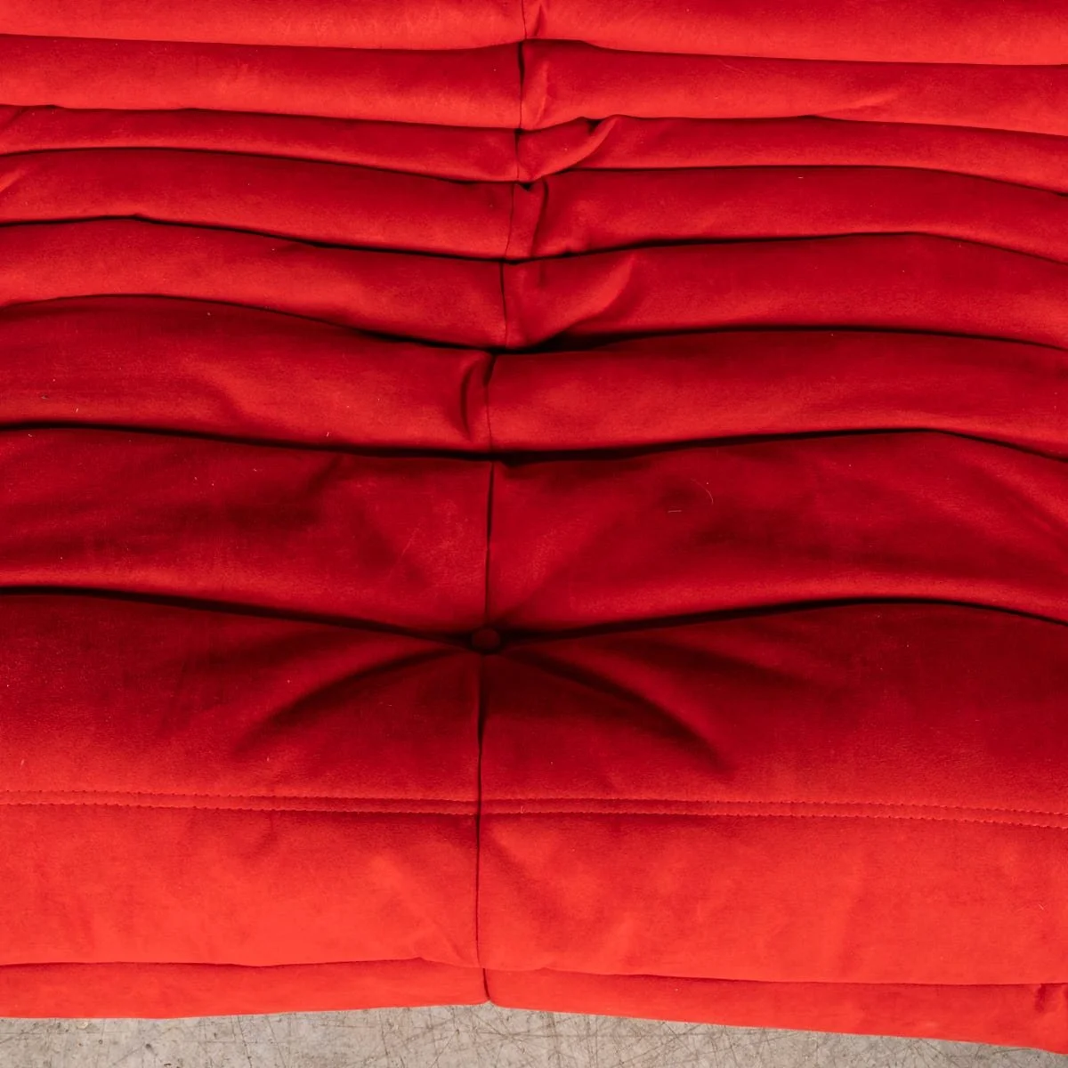 PUSHKINS.COM - B12283 - A 21st CENTURY RED "TOGO" THREE SEATER SOFA BY MICHEL DUCAROY FOR LIGNE ROSET - 22.jpg