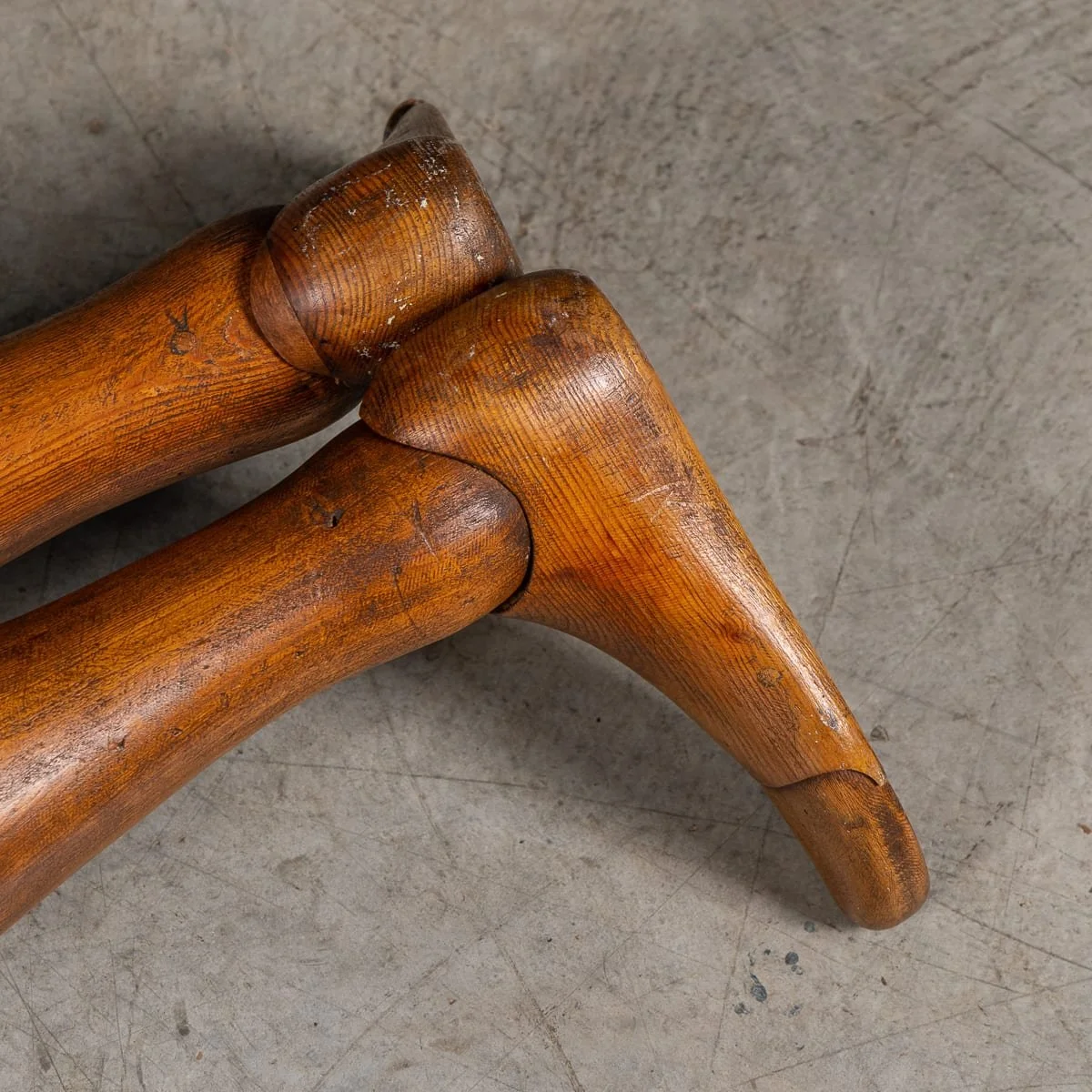 PUSHKINS.COM - B12023 - ANTIQUE RARE 19thC FRENCH LIFE SIZE WOODEN ARTIST'S LAY FIGURE c.1860 - 58.jpg