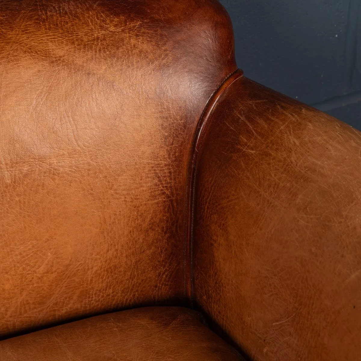 PUSHKINS.COM - B11846 - VINTAGE 20thC PAIR OF ENGLISH 'CAMFORD' LEATHER TUB CHAIRS BY JOHN LEWIS - 25.jpg