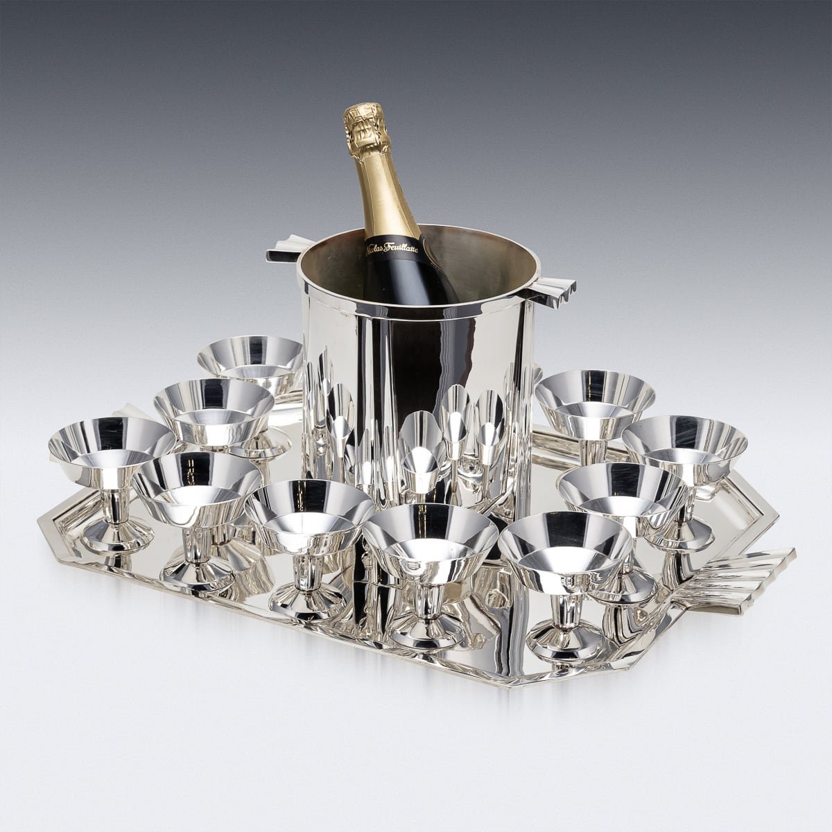 PUSHKINS.COM - 20thC FRENCH SILVER PLATED ART DECO COCKTAIL SET c.1930 - 1196.jpg