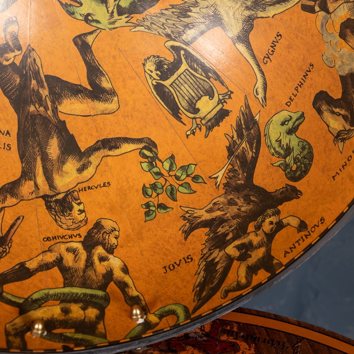 PUSHKIN'S - 20thC FRENCH GLOBE DRINKS TROLLEY c.1970 - 12.jpg