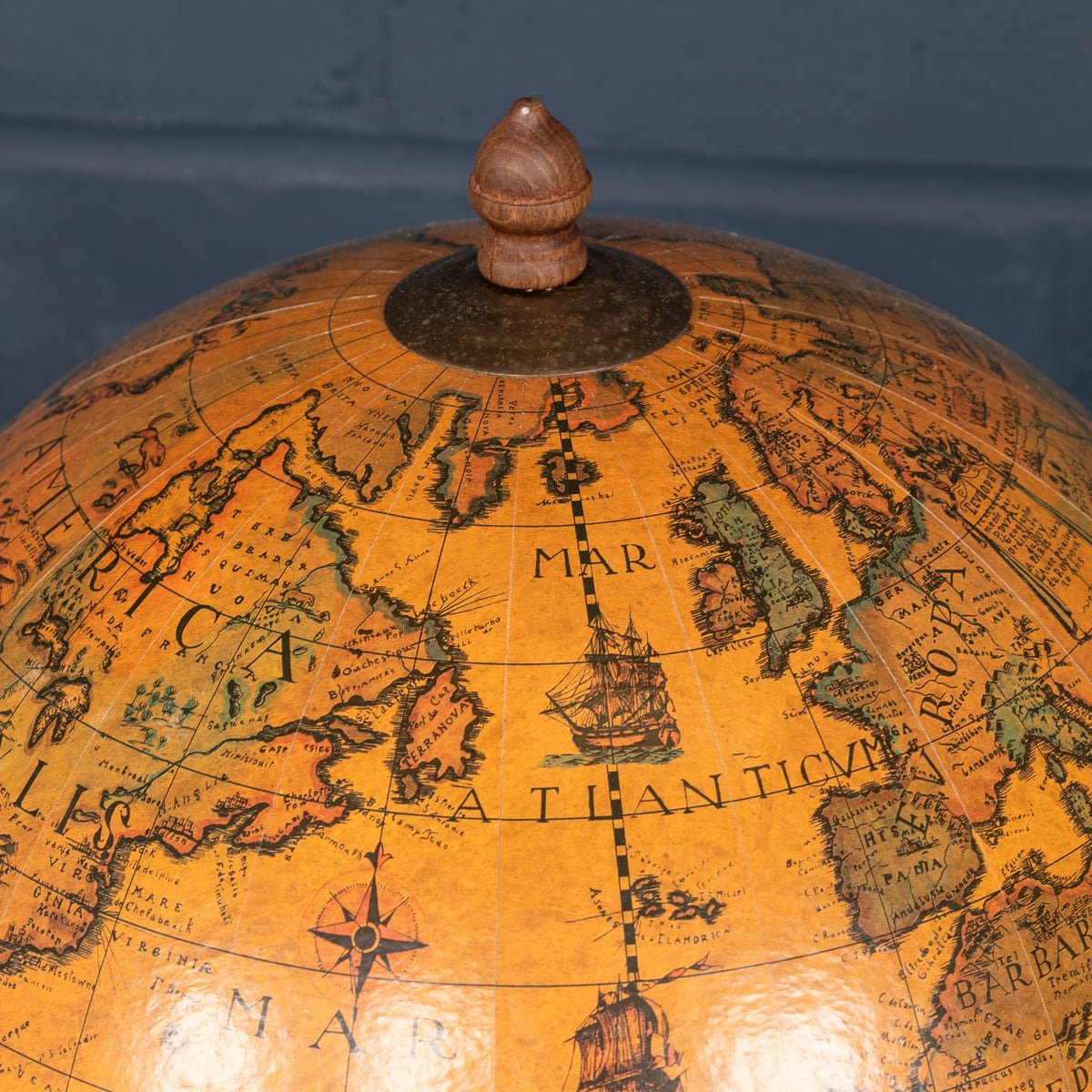 PUSHKIN'S - 20thC FRENCH GLOBE DRINKS TROLLEY c.1970 - 62.jpg