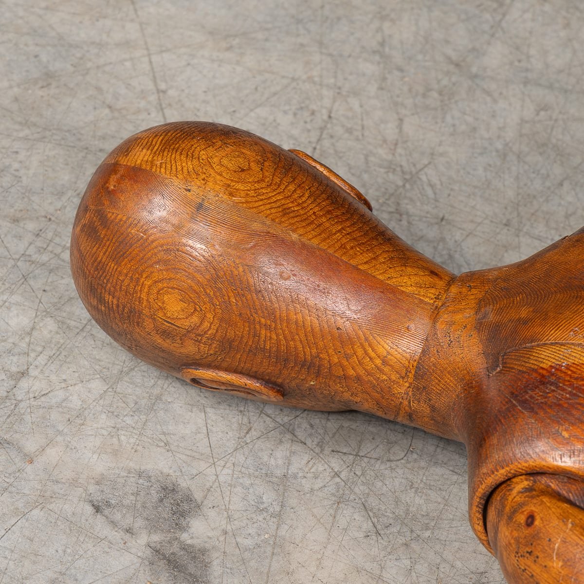 PUSHKINS.COM - B12023 - ANTIQUE RARE 19thC FRENCH LIFE SIZE WOODEN ARTIST'S LAY FIGURE c.1860 - 47.jpg