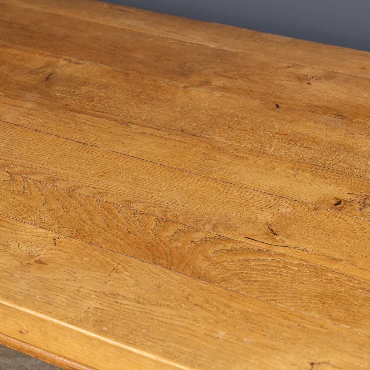 PUSHKINS.COM - ANTIQUE 20thC SPANISH OAK REFECTORY TABLE c.1900 - 13.jpg
