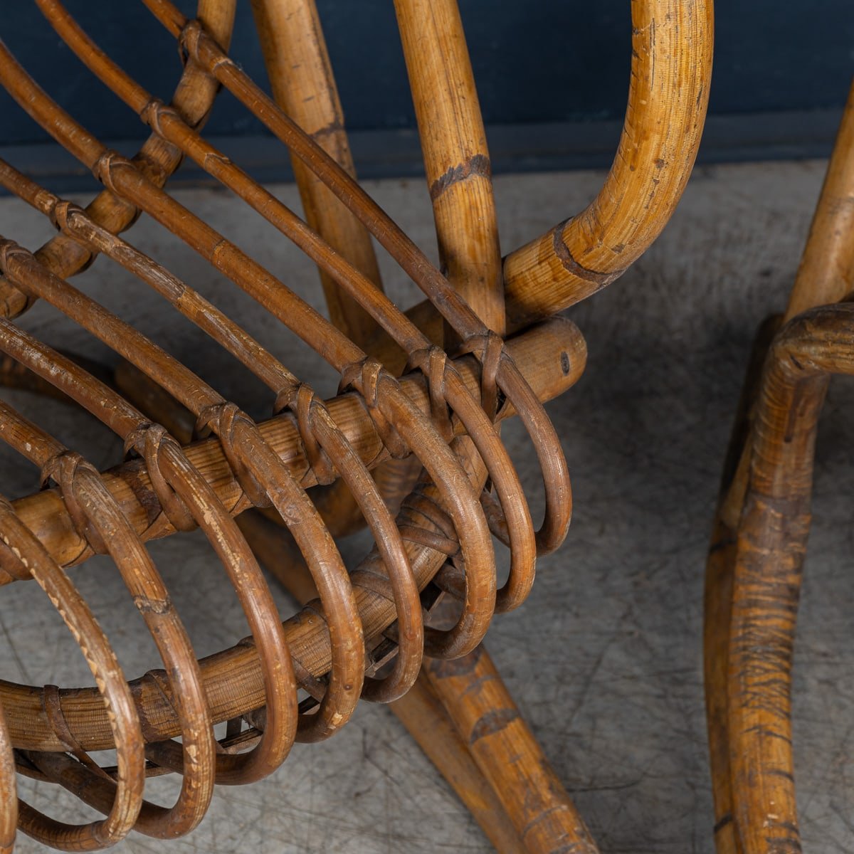 PUSHKINS.COM - B11239 - 20thC ITALIAN PAIR OF WICKER ARMCHAIRS BY TITO AGNOLI c.1960 - 12.jpg