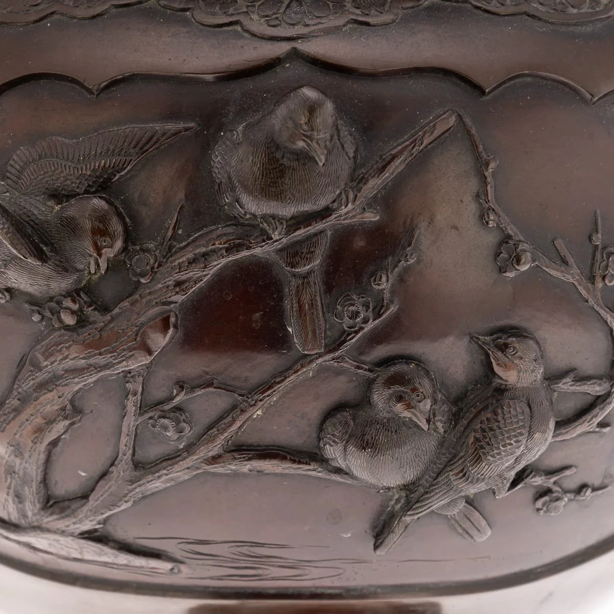 PUSHKINS.COM - G11930 - ANTIQUE 19thC JAPANESE MEIJI PERIOD LARGE BRONZE MYTHOLOGICAL JARDINIÈRE - 11.jpg