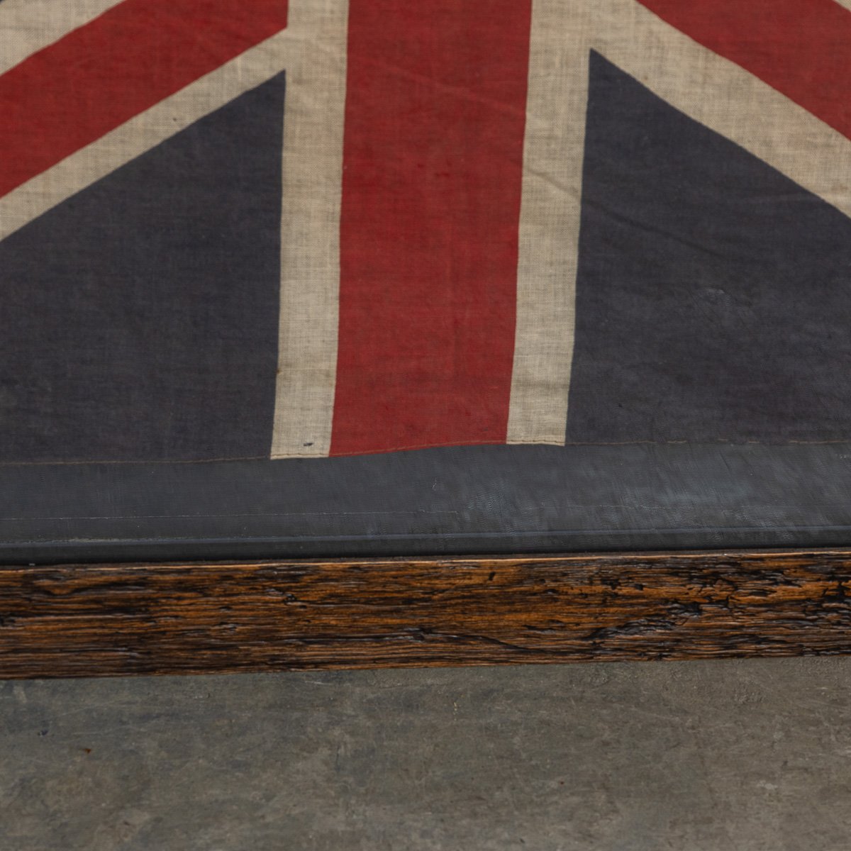 PUSHKINS.COM - D11341 - VINTAGE 20thC GLASS TO GLASS FRAMED UNION FLAG c.1940 - 10.jpg