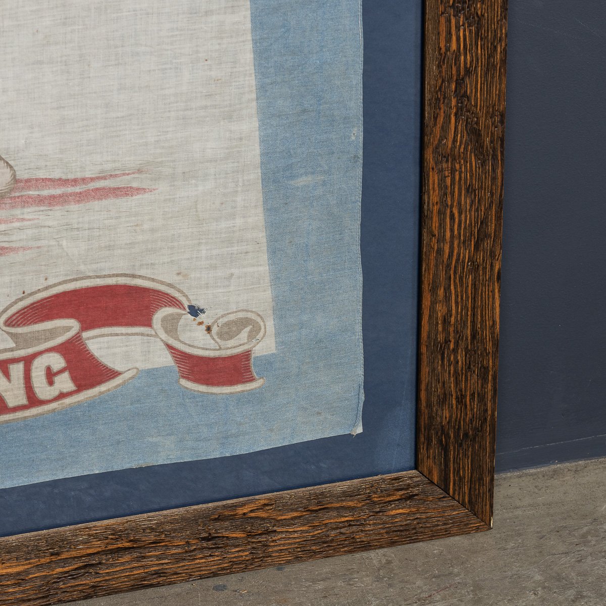 PUSHKINS.COM - D11340 - ANTIQUE 20thC FRAMED EDWARDIAN BRITANNIA FOR THE EMPIRE FLAG c.1905 - 16.jpg