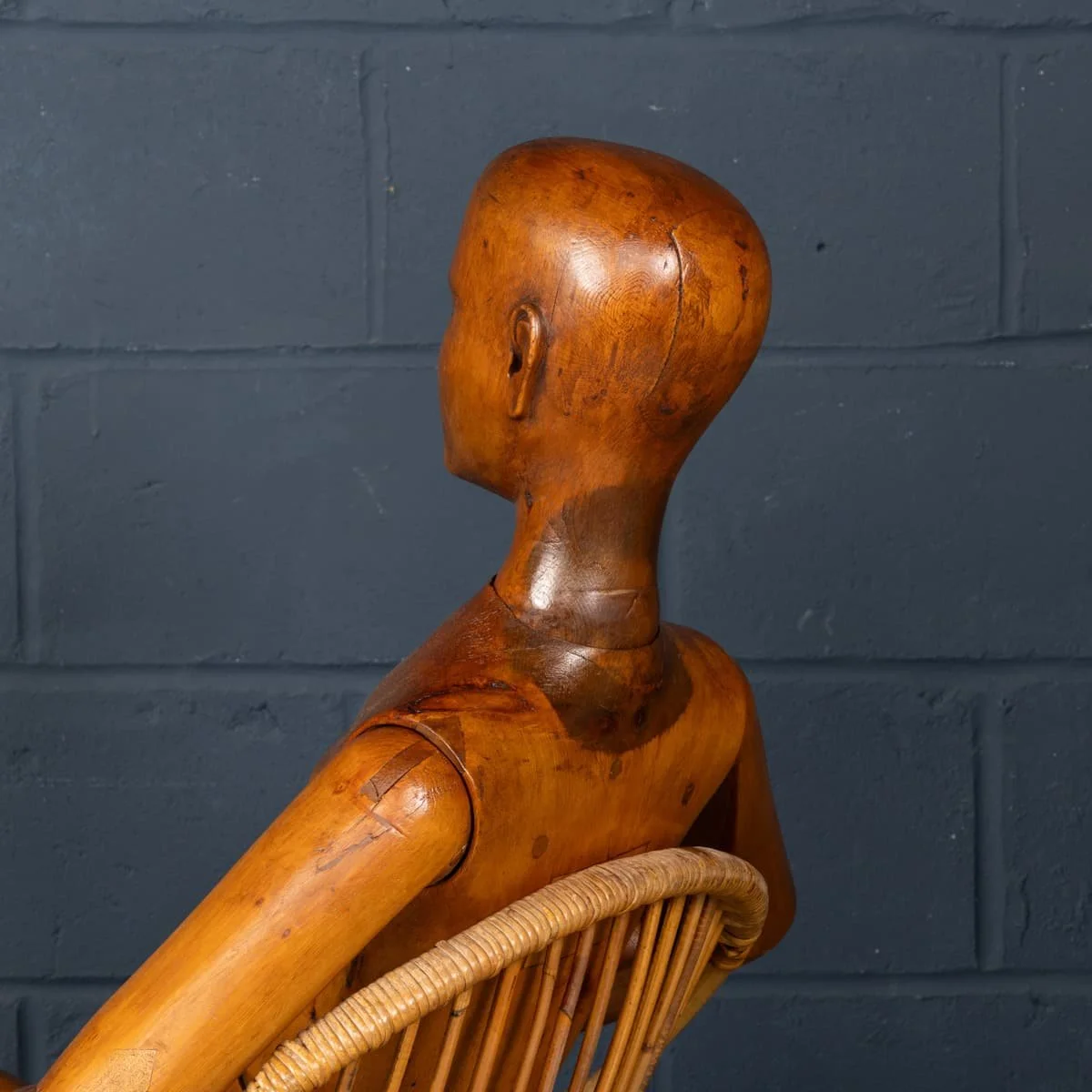 PUSHKINS.COM - B12324 - ANTIQUE RARE 20thC CONTINENTAL LIFE SIZE WOODEN ARTIST'S LAY FIGURE c.1910 - 22.jpg