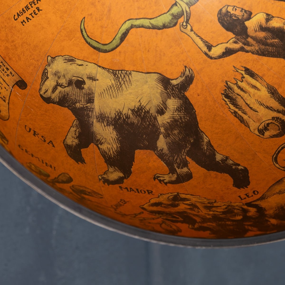 PUSHKIN'S - 20thC FRENCH GLOBE DRINKS TROLLEY c.1970 - 15.jpg