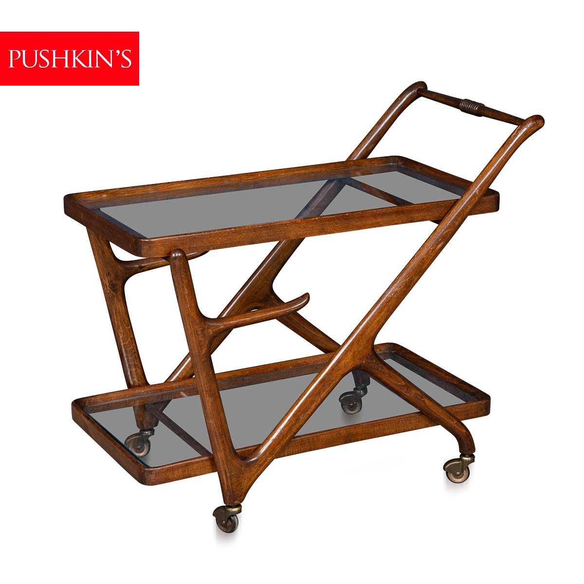 PUSHKINS.COM - B11304 - 20thC ITALIAN DRINKS TROLLEY ATTRIBUTABLE TO CESARE LACCA c.1960 - 02.jpg
