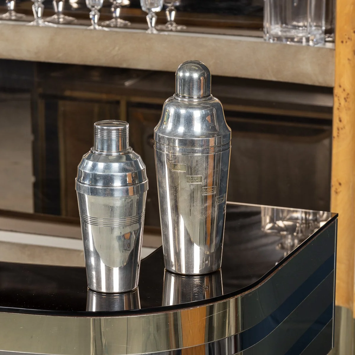 PUSHKINS.COM - B11467 - VINTAGE 20thC ITALIAN STANDING WET BAR BY WILLY RIZZO c.1970 - 22.jpg