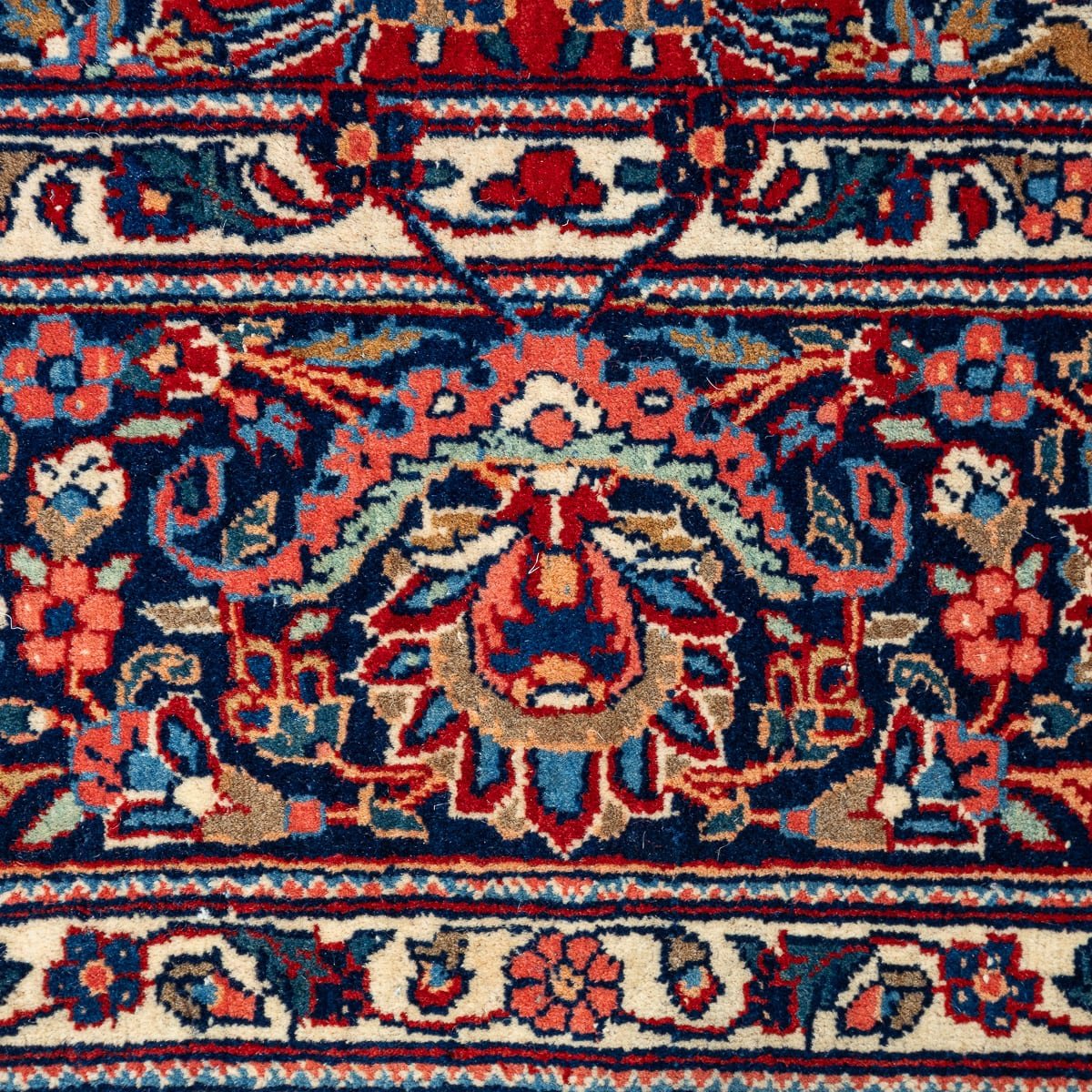 PUSHKIN'S - VINTAGE 20thC PERSIAN HANDMADE KASHAN RUG c.1930 - 8.jpg