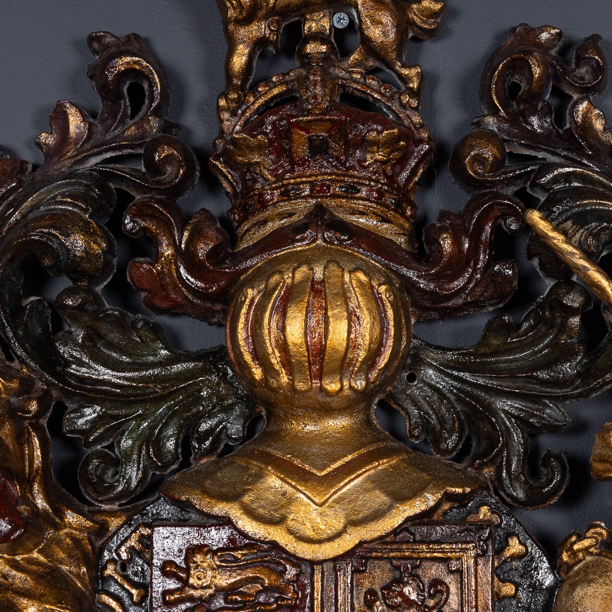 PUSHKINS.COM - D11100 - ANTIQUE 20thC VICTORIAN CAST IRON ROYAL WARRANT c.1900 - 08.jpg