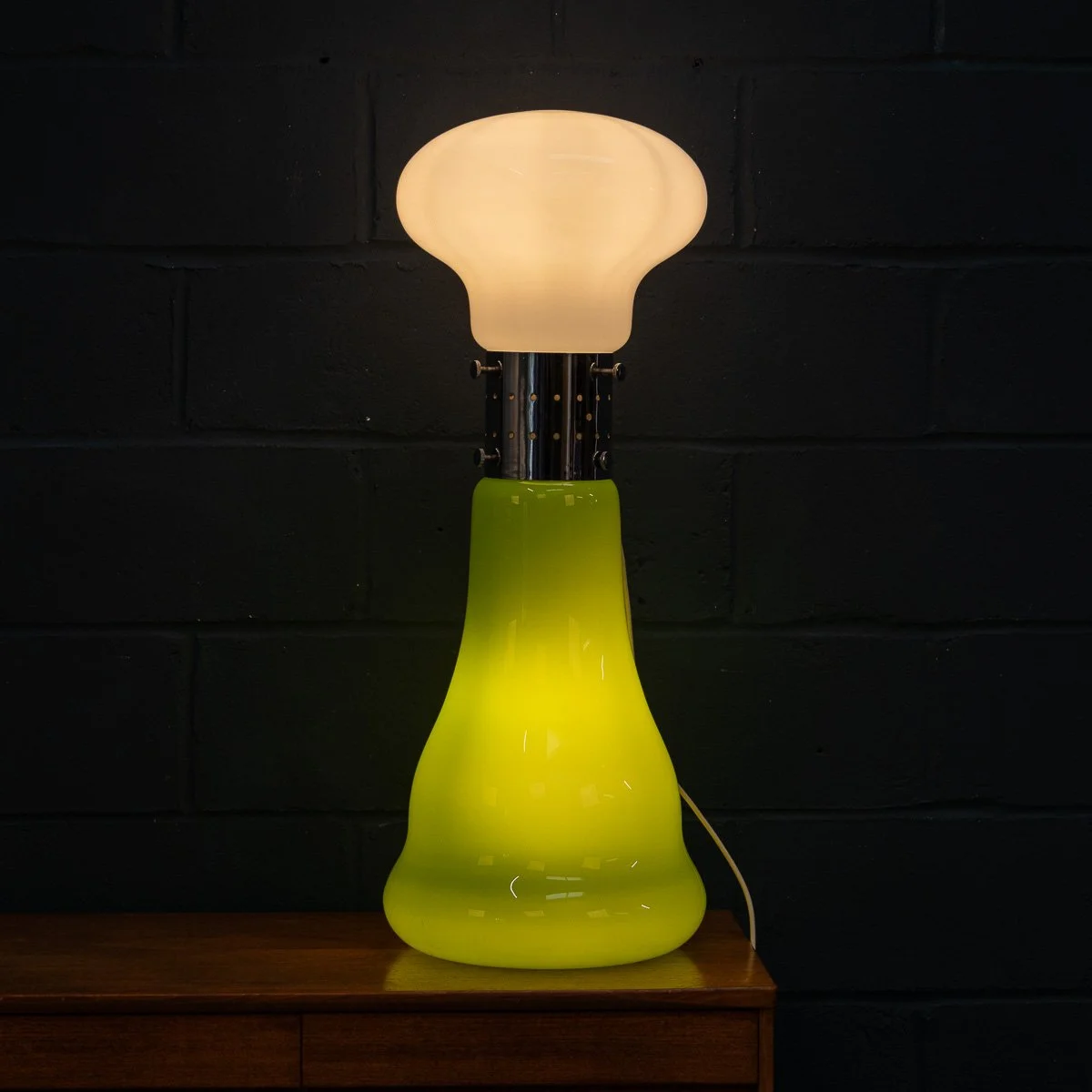 PUSHKINS.COM - B11451 - 20thC ITALIAN %22BIRILLO%22 TABLE : FLOOR LAMP BY CARLO NASON FOR MAZZEGA c.1970 - 04.jpg