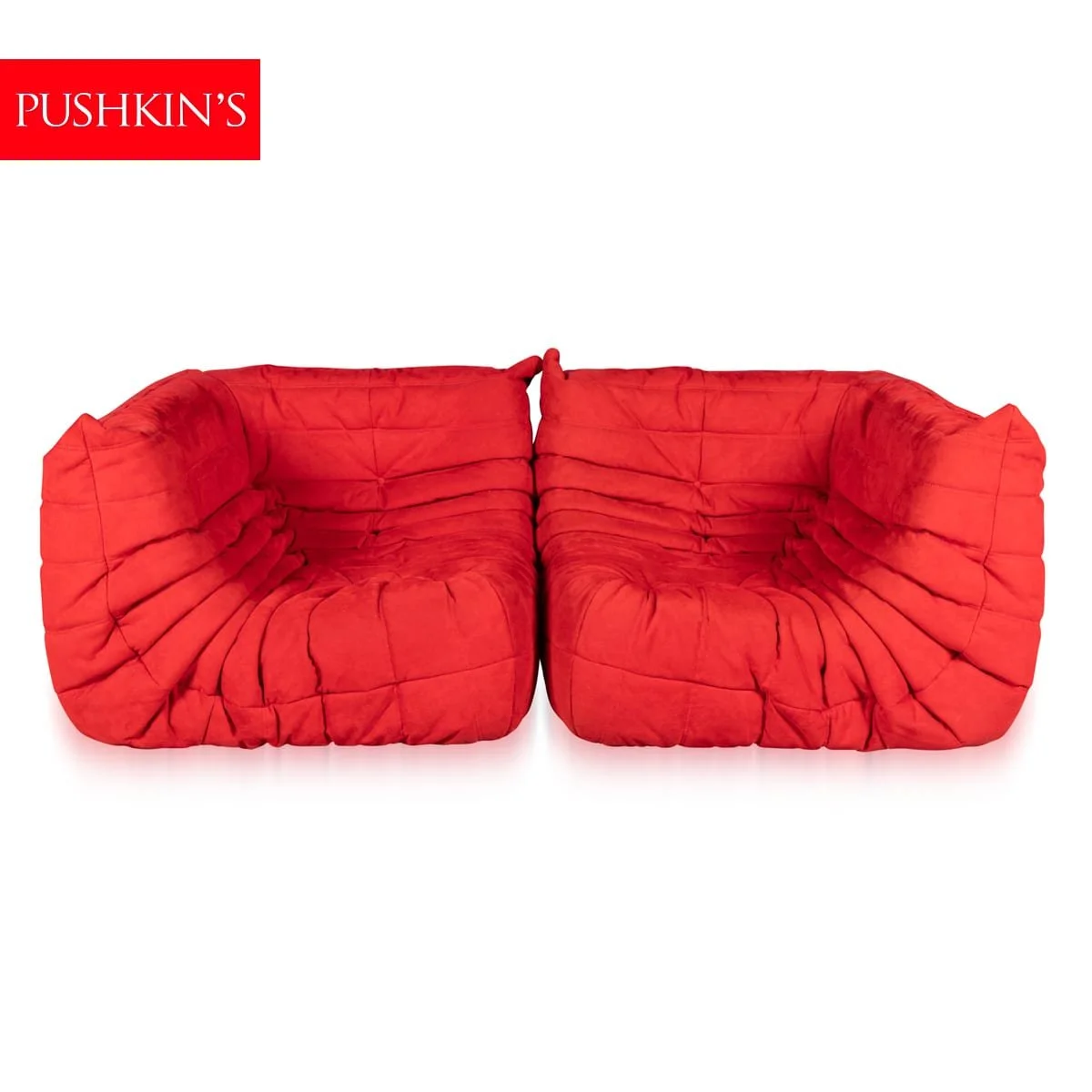 21stC PAIR OF "TOGO" CORNER SOFAS BY MICHEL DUCAROY FOR LIGNE ROSET FRANCE