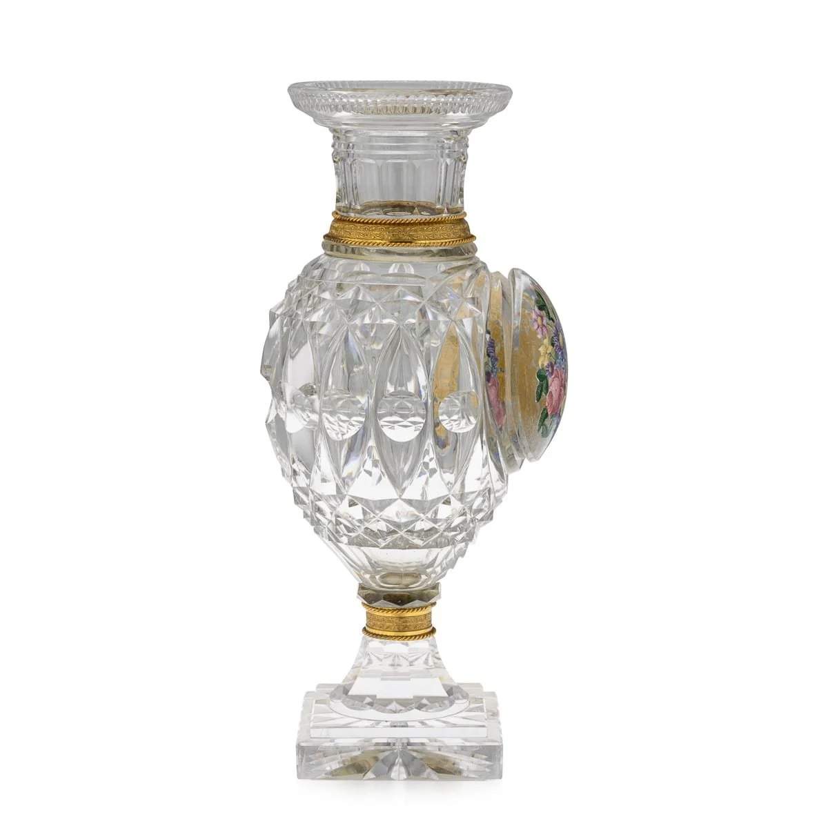 PUSHKINS.COM - NS11567 - ANTIQUE 19thC FRENCH BACCARAT & ORMOLU MOUNTED "THE JOKELSON VASES" c.1830 - 07.jpg