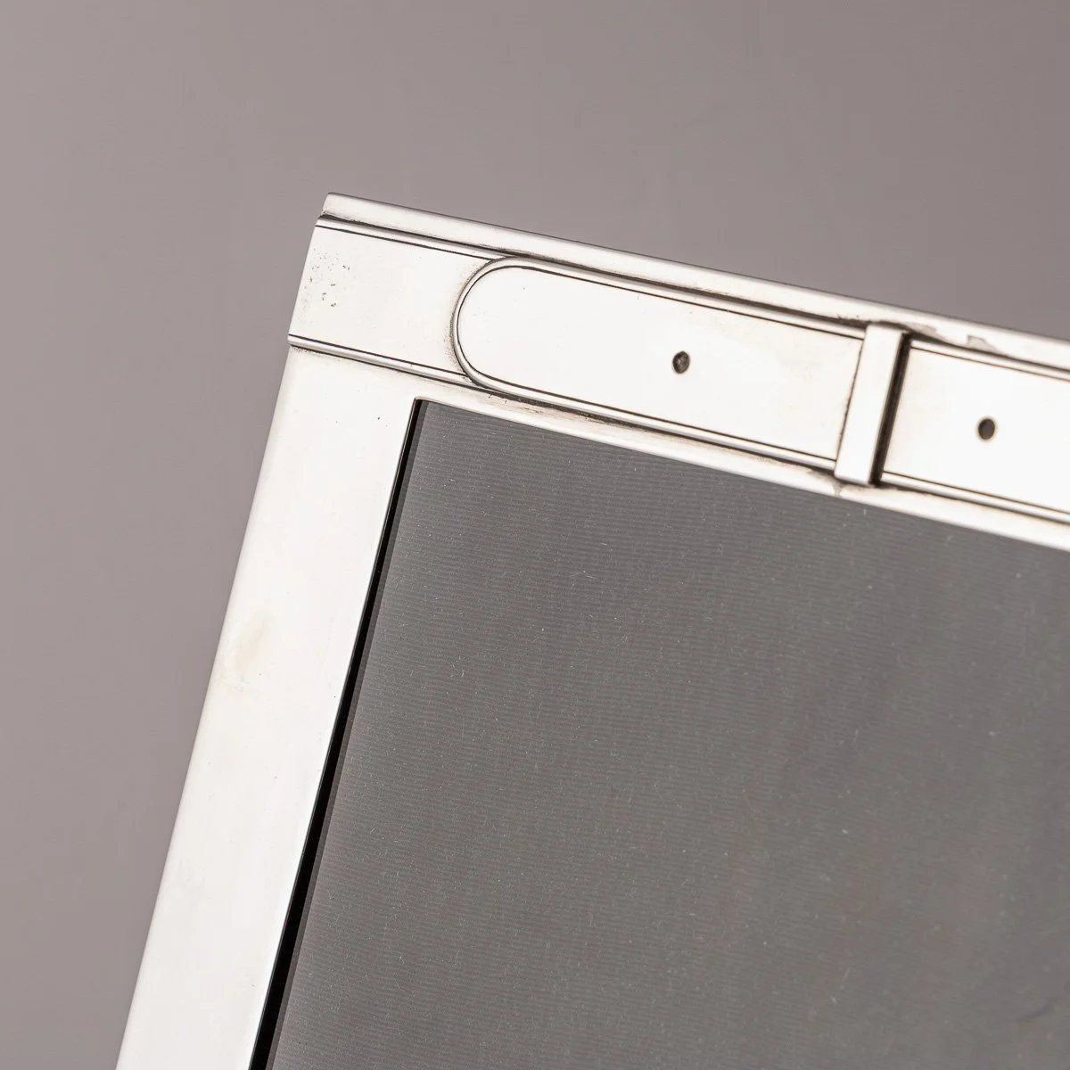 PUSHKINS.COM - D11885 - VINTAGE 20thC FRENCH SOLID SILVER LARGE PHOTOGRAPH FRAME BY HERMÈS, PARIS - 11.jpg