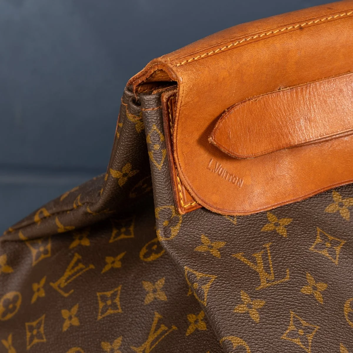 PUSHKIN'S - 20thC LOUIS VUITTON STEAMER 65 BAG IN MONOGRAM CANVAS, MADE IN FRANCE - 11.jpg
