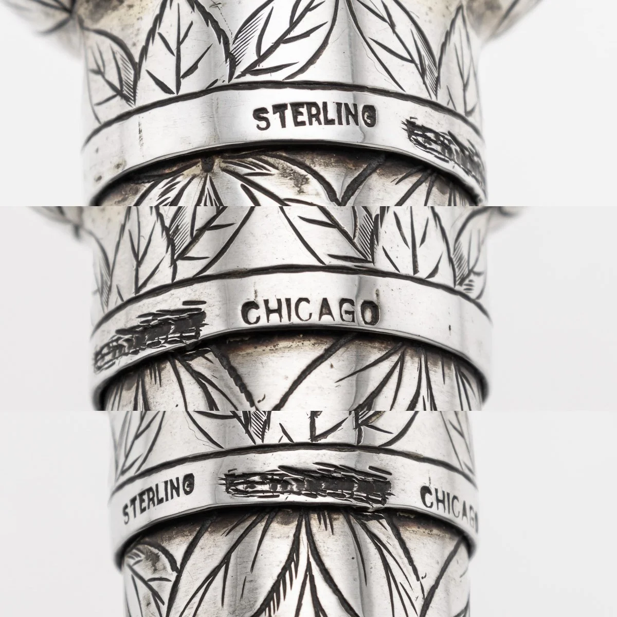 PUSHKINS.COM - A00127 - ANTIQUE 19thC ORIENTAL STYLE SOLID SILVER & SPINACH JADE MAGNIFYING GLASS c.1880 - 22.jpg