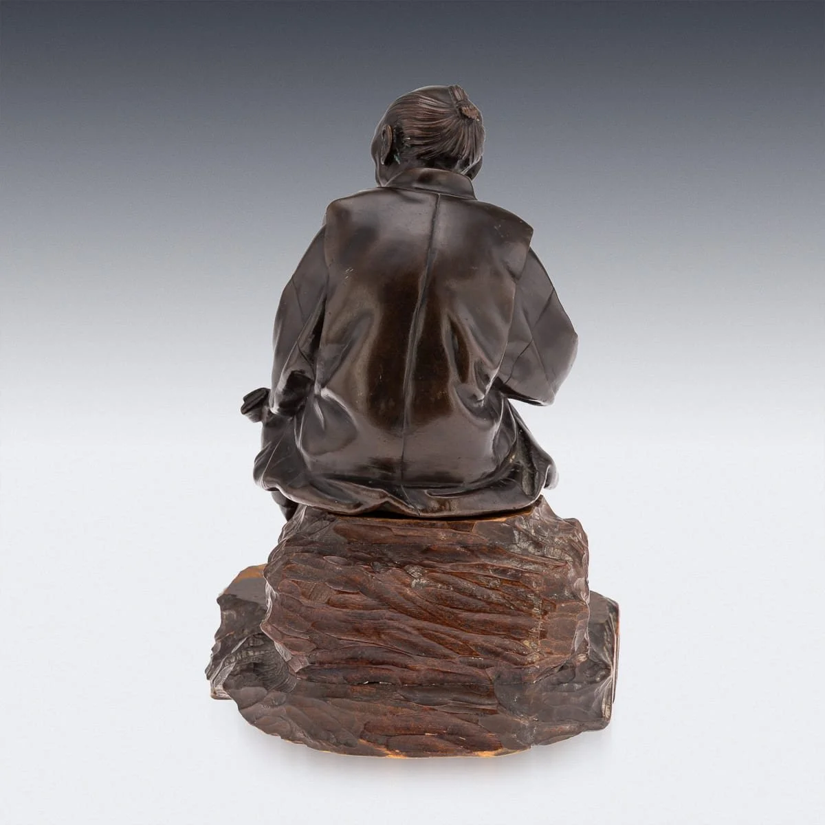 PUSHKINS.COM - G11939 - ANTIQUE 19thC JAPANESE MEIJI PERIOD BRONZE OKIMONO - 07.jpg