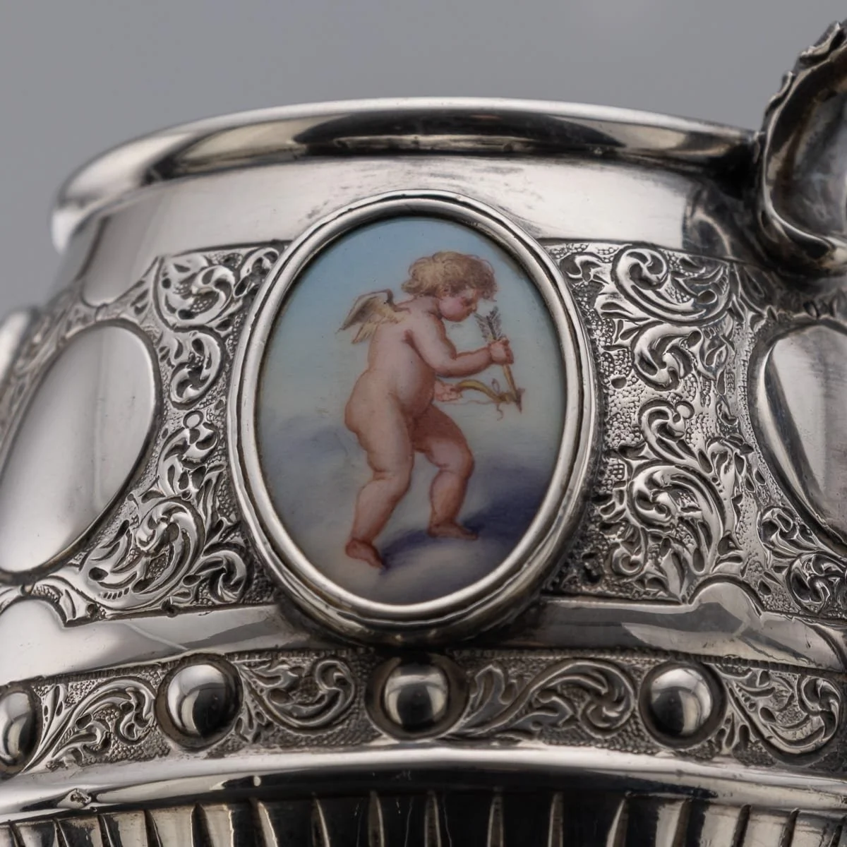 PUSHKINS.COM - J11737 - ANTIQUE 19thC VICTORIAN SOLID SILVER THREE PIECE TEA SET, CHARLES EDWARDS c.1885 - 33.jpg