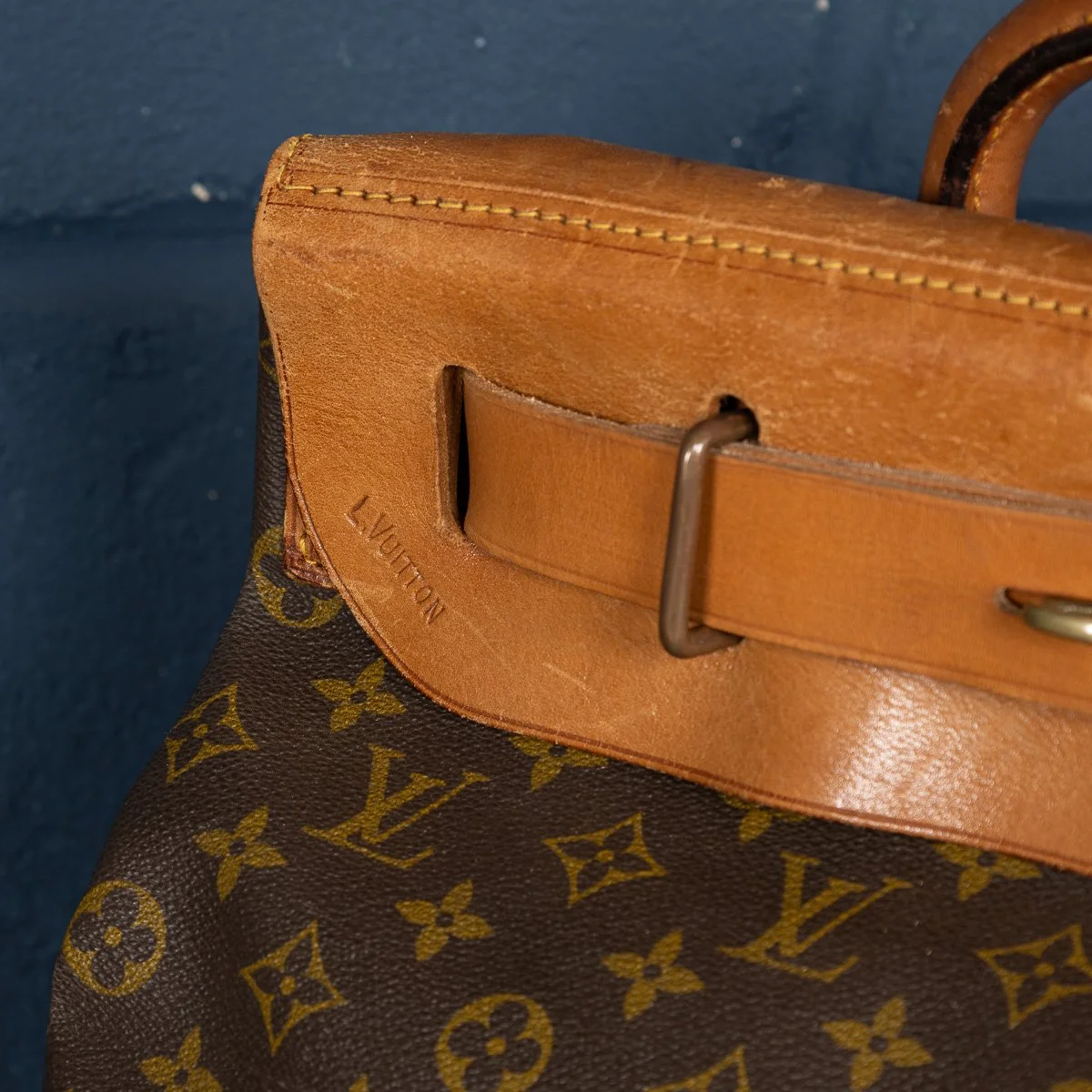 PUSHKINS.COM - B11407 - 20thC LOUIS VUITTON STEAMER 35 BAG IN MONOGRAM CANVAS, MADE IN FRANCE - 21.jpg