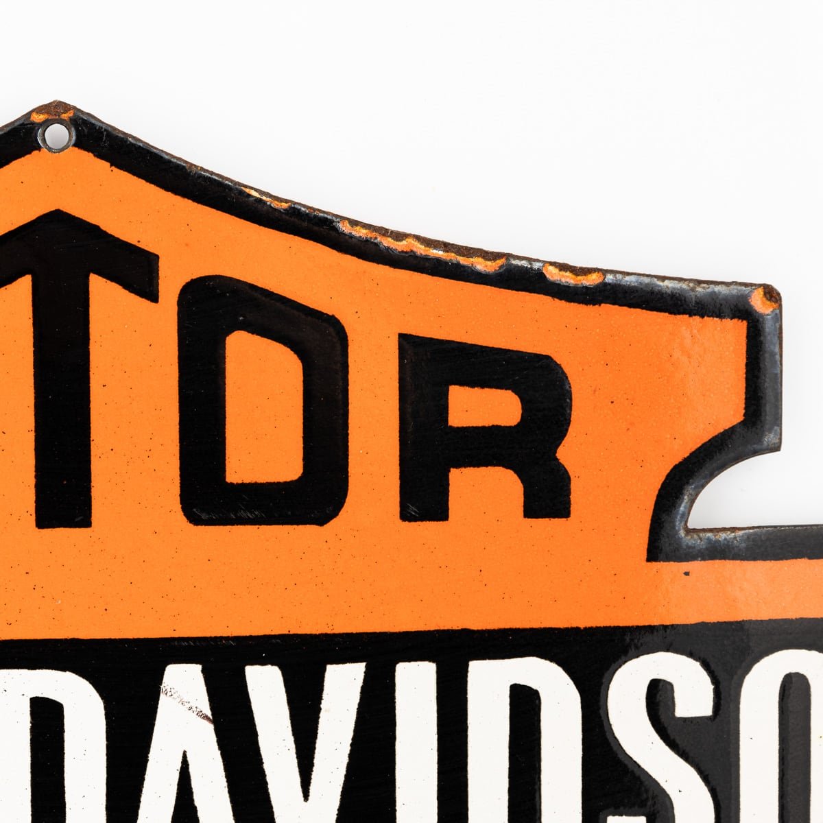 PUSHKINS.COM - A 20thC HARLEY-DAVIDSON MOTORCYCLES ENAMEL SIGN - 6.jpg