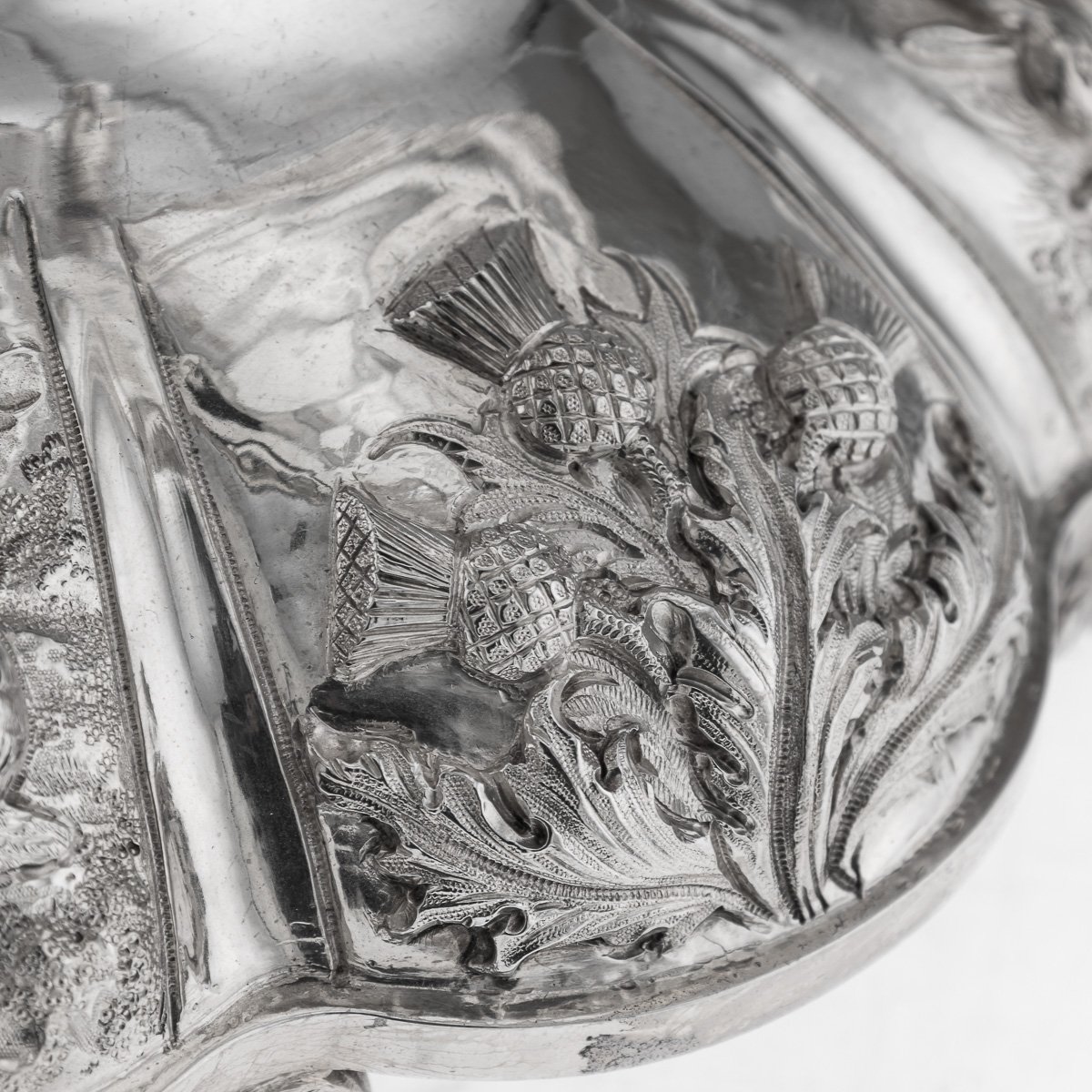 PUSHKINS.COM - A00124 - ANTIQUE 19thC WILLIAM IV SOLID SILVER HOT WATER KETTLE : SAMOVAR, LONDON c.1837 - 33.jpg