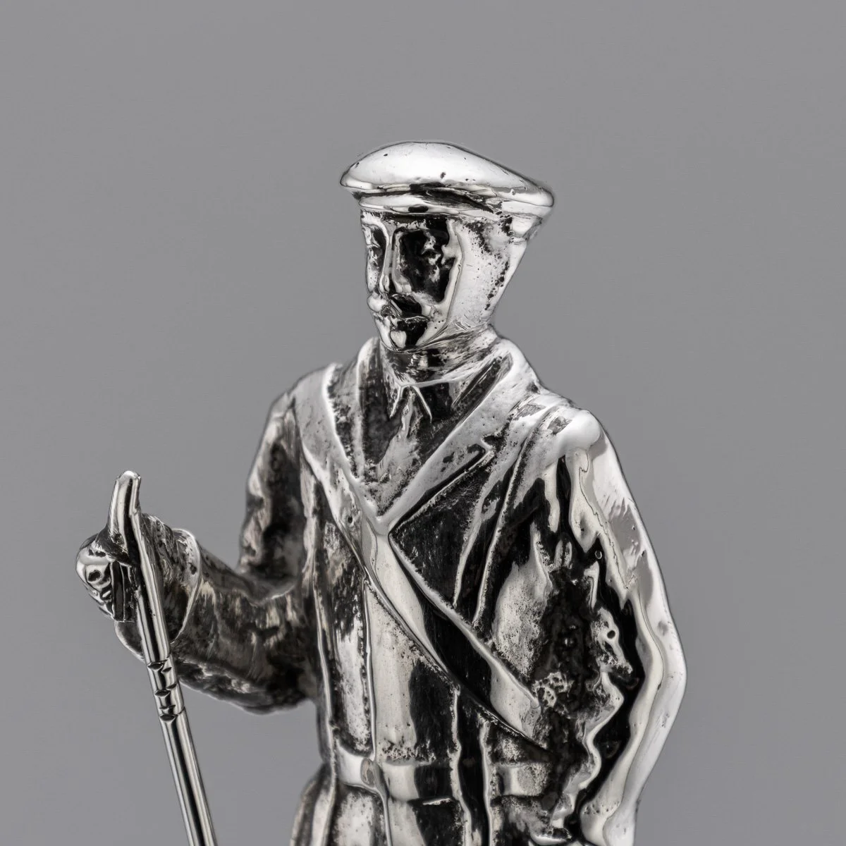 PUSHKINS.COM - J12496 - ANTIQUE 20thC ENGLISH SOLID SILVER FISHERMAN STATUE ON GRANITE BASE c.1902 -  07.jpg