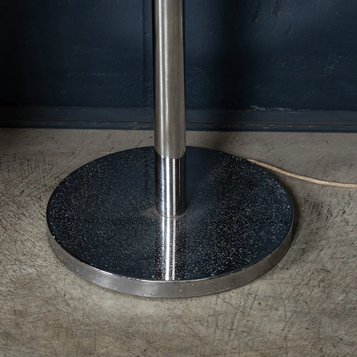 PUSHKINS.COM - B11447 - 20thC ITALIAN CHROME & GLASS FLOOR LAMP BY MAZZEGA, MURANO c.1970 - 11.jpg