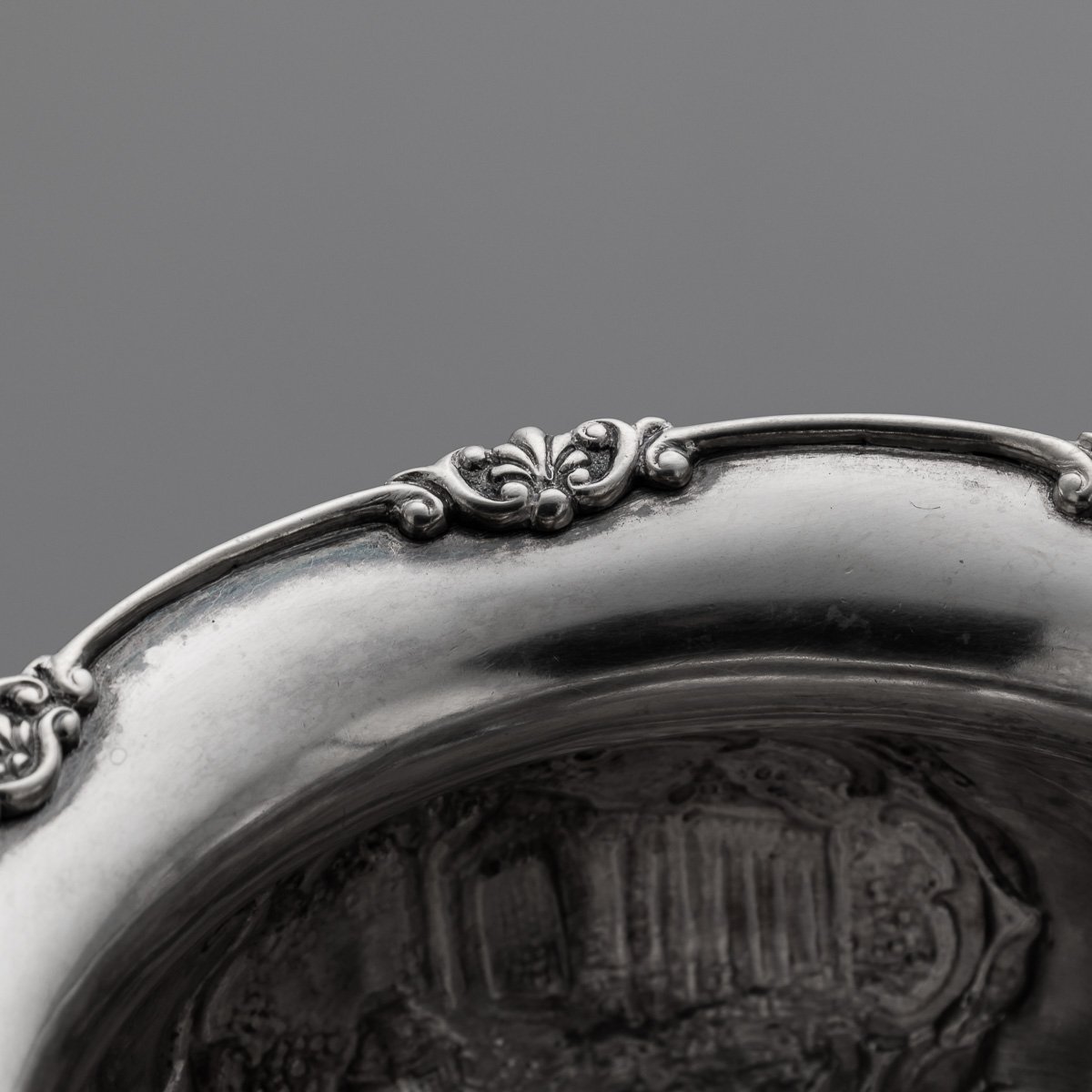 PUSHKINS.COM - C11912 - ANTIQUE 19thC INDIAN SOLID SILVER THREE PIECE TEA SET, BANGALORE c.1890 - 22.jpg