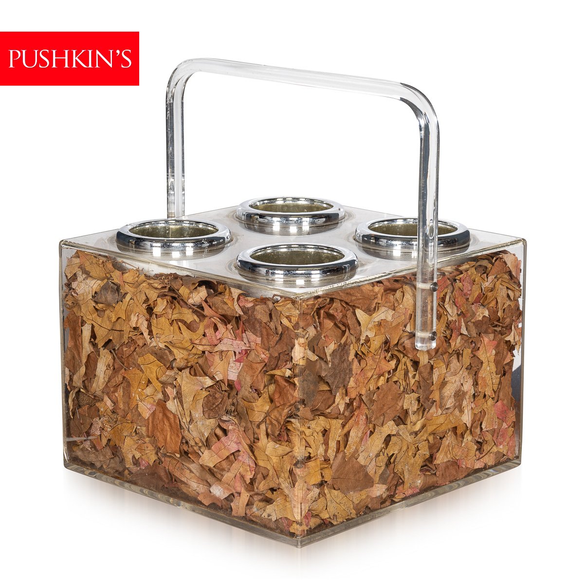 PUSHKINS.COM - B11430 - 20thC FOUR BOTTLE WINE CADDY IN PERSPEX BY CHRISTIAN DIOR, MADE IN ITALY c.1980 - 02.jpg