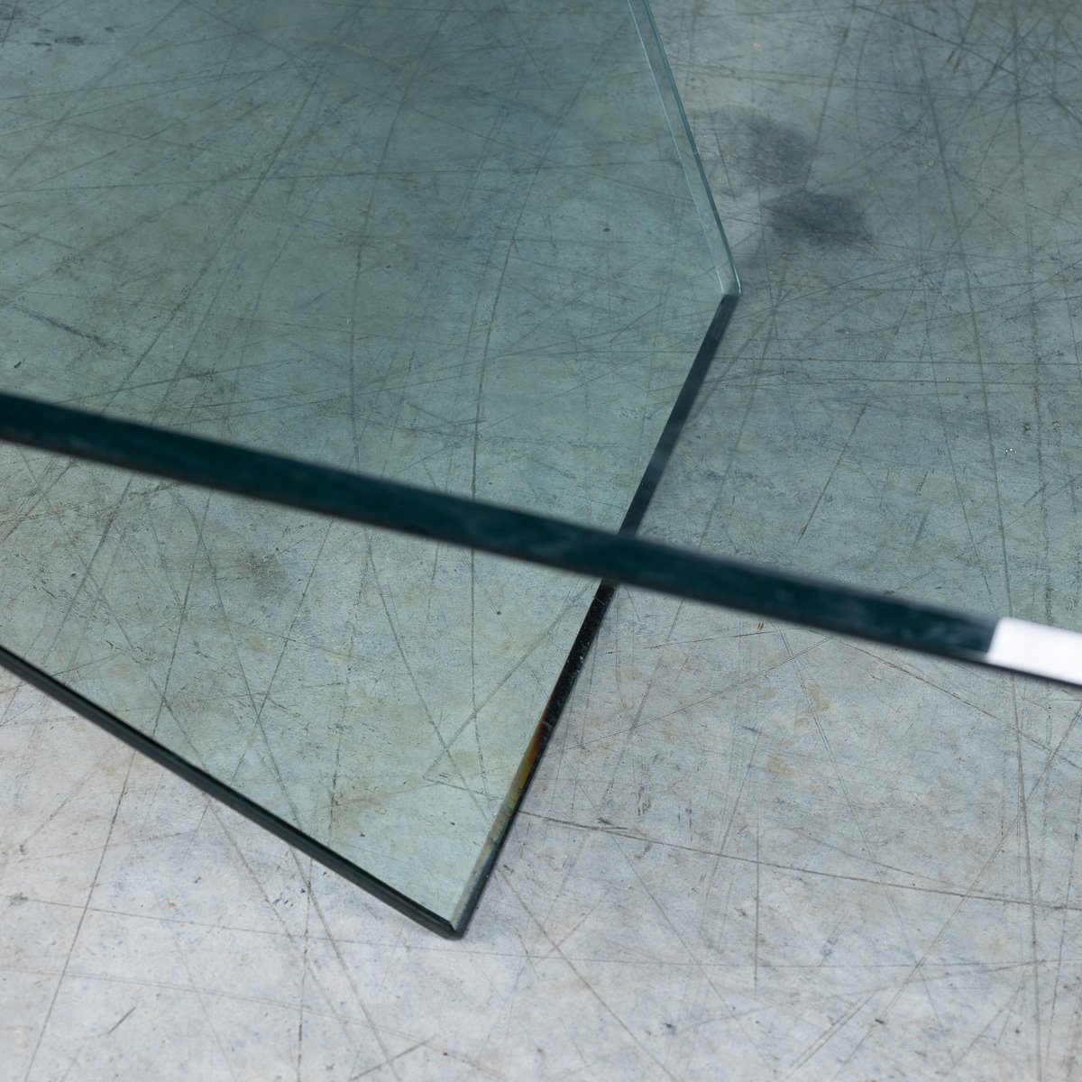 PUSHKINS.COM - B11292 - VINTAGE 20thC ITALIAN %22RUBINO%22 BENT GLASS COFFEE TABLE BY SO.VE.T. c.1990 - 09.jpg