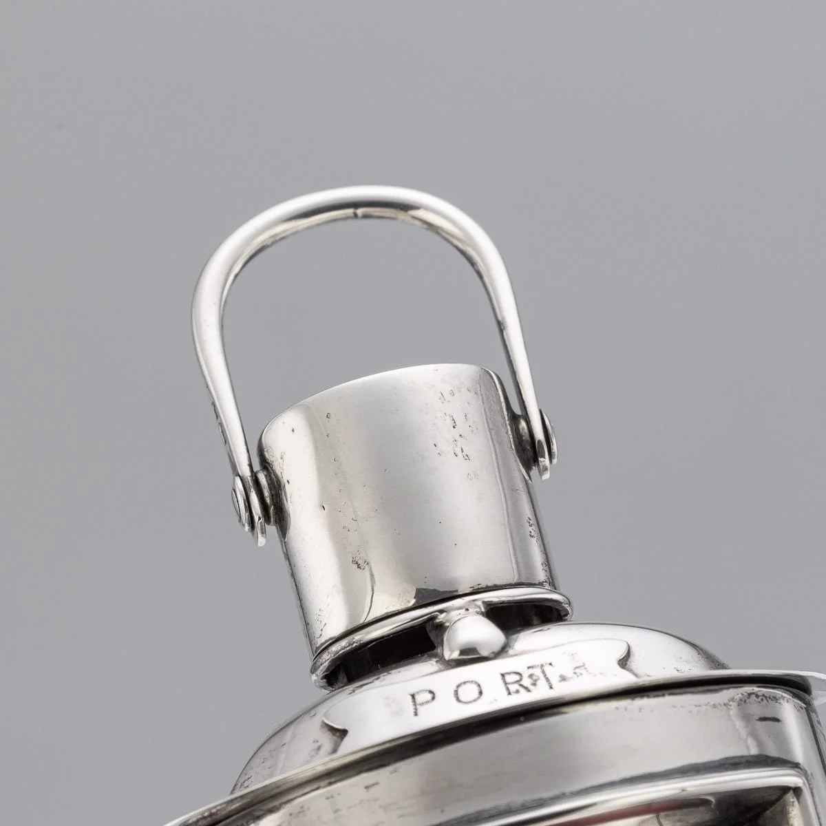 PUSHKINS.COM - J12078 - VINTAGE 20thC ENGLISH SOLID SILVER PORT & STARBOARD SHIP LANTERN INKWELLS c.1934 - 09.jpg