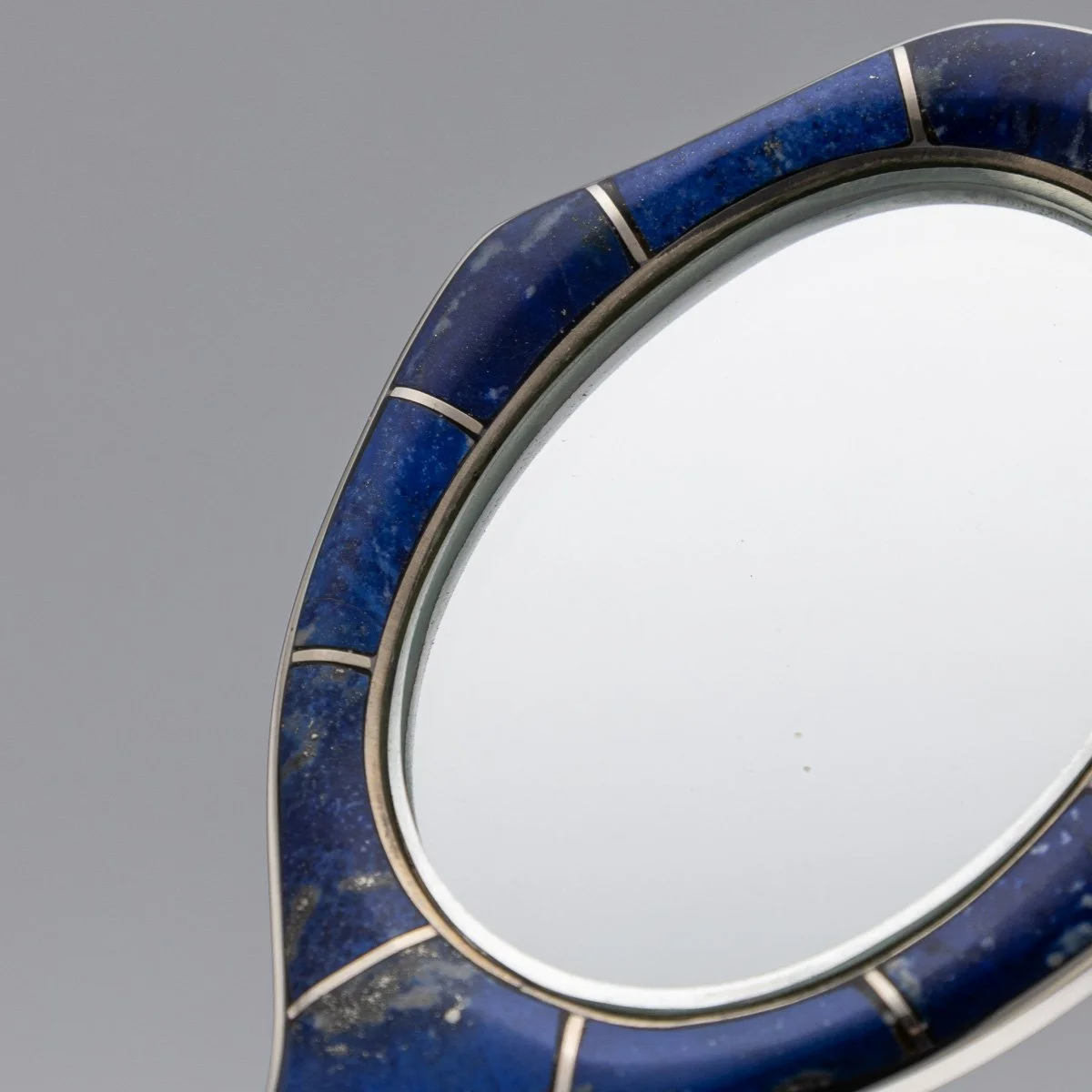 PUSHKINS.COM - J12498 - ANTIQUE 20thC CONTINENTAL SOLID SILVER & LAPIS LAZULI MOUNTED -  8.jpg
