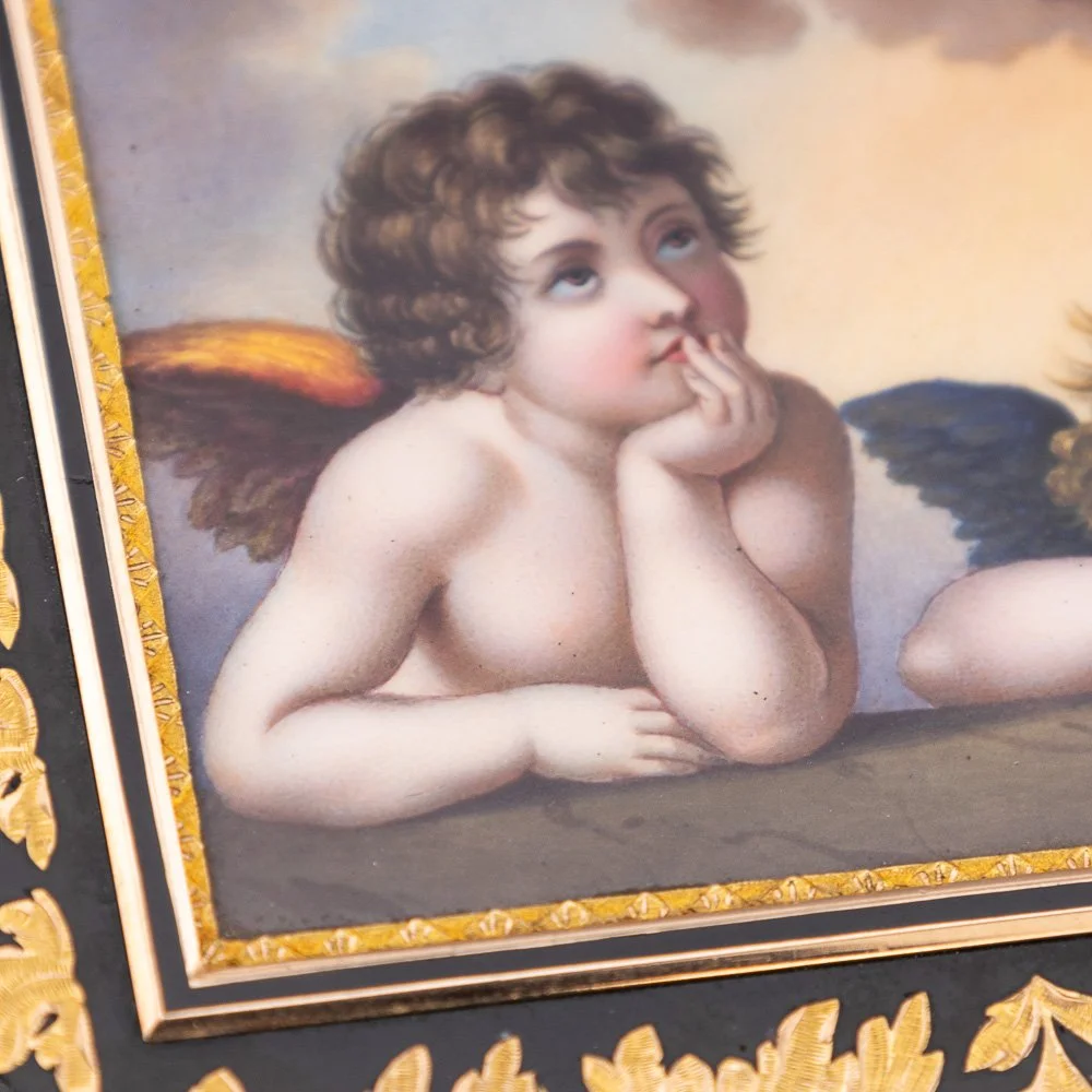 PUSHKINS.COM - A00002 - 19thC GERMAN 18k GOLD & ENAMEL SNUFF BOX, RAPHAEL'S SISTINE MADONNA, HANAU c.1810 - 14.jpg