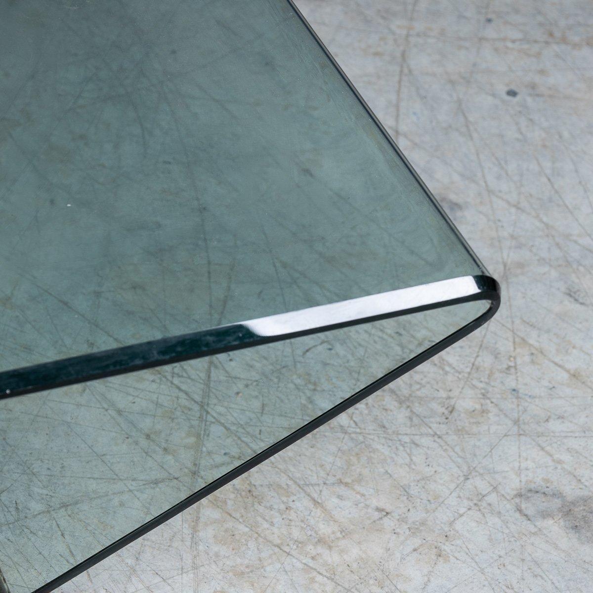 PUSHKINS.COM - B11292 - VINTAGE 20thC ITALIAN %22RUBINO%22 BENT GLASS COFFEE TABLE BY SO.VE.T. c.1990 - 10.jpg