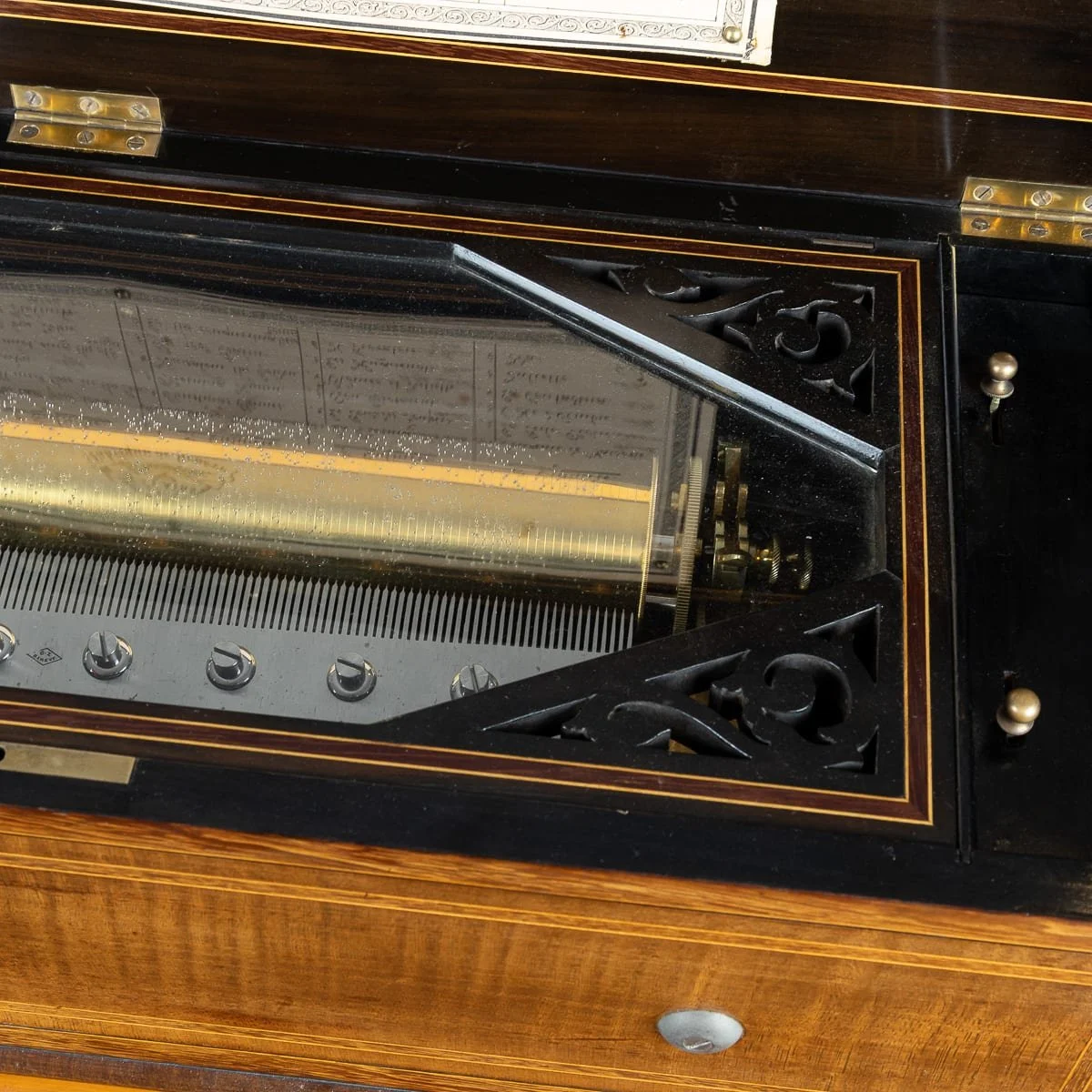 PUSHKINS.COM - NS11522 - ANTIQUE 19thC SWISS MADE CYLINDER MUSIC BOX BY LECOULTRE FRÈRES OF GENEVA c.1880 - 11.jpg