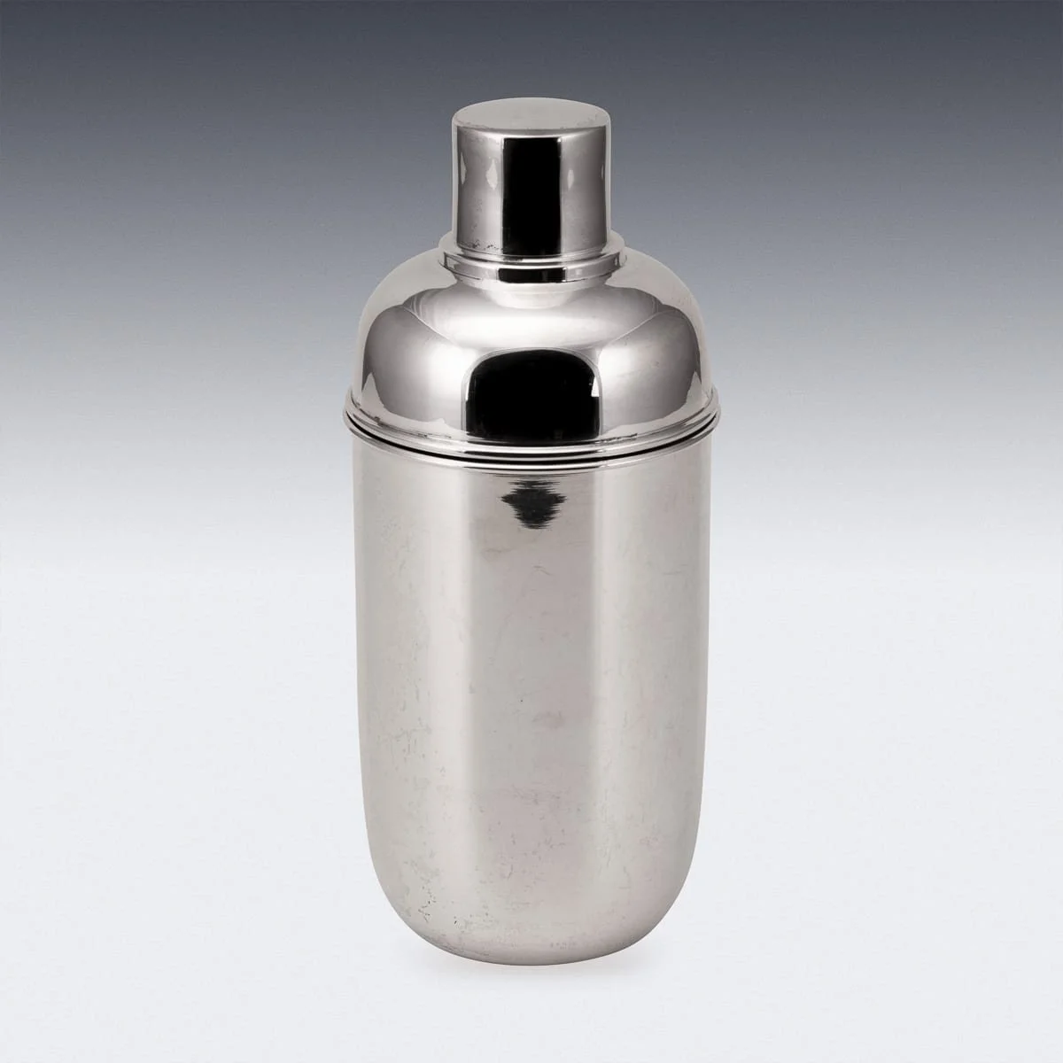 PUSHKINS.COM - Z12149 - VINTAGE 20thC ITALIAN SOLID SILVER COCKTAIL SHAKER, MADE IN NAPLES c.1960 - 05.jpg