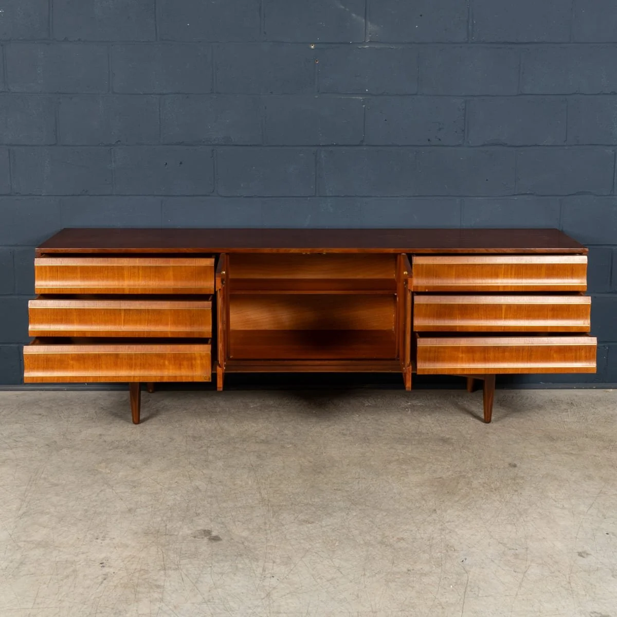 PUSHKINS.COM - B12268 - VINTAGE 20thC ENGLISH TEAK SIDEBOARD BY ELLIOTS OF NEWBURY c.1960 - 05.jpg