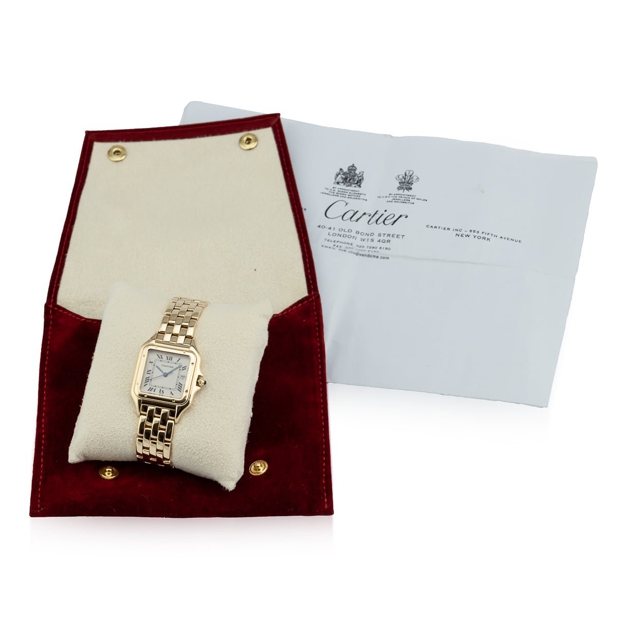PUSHKIN'S - Cartier Panthere ref 1060 18k 27mm yellow gold with service papers - 7.jpg