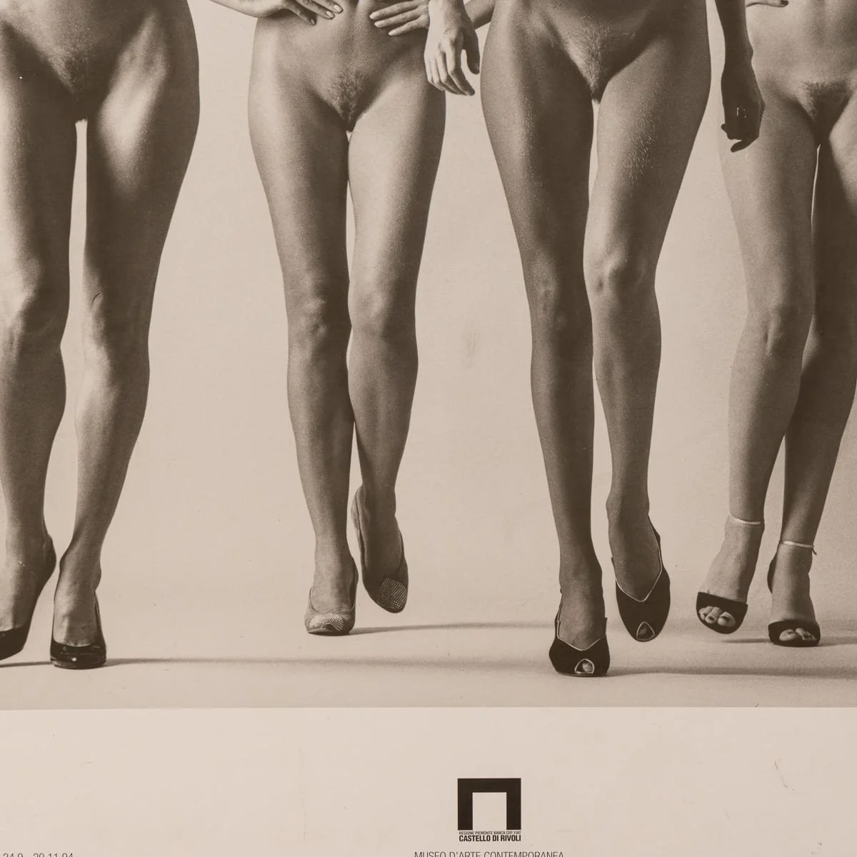PUSHKINS.COM - Z12095 - VINTAGE 20thC FRENCH "THEY ARE COMING" FRAMED POSTER BY HELMUT NEWTON c.1994 - 07.jpg