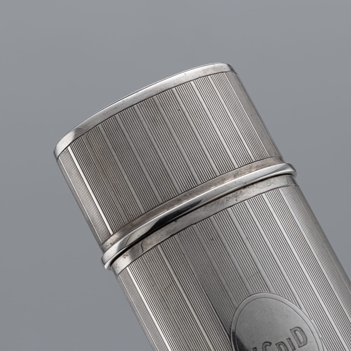 PUSHKINS.COM - J11895 - ANTIQUE 20thC AMERICAN SOLID SILVER CIGAR TUBE BY TIFFANY & CO - 10.jpg