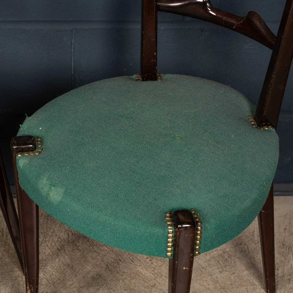 PUSHKINS.COM - B11865 - 20thC ITALIAN DINING SET : GAMES TABLE WITH PLAYING CARDS MOTIF BY ALDO TURA - 31.jpg