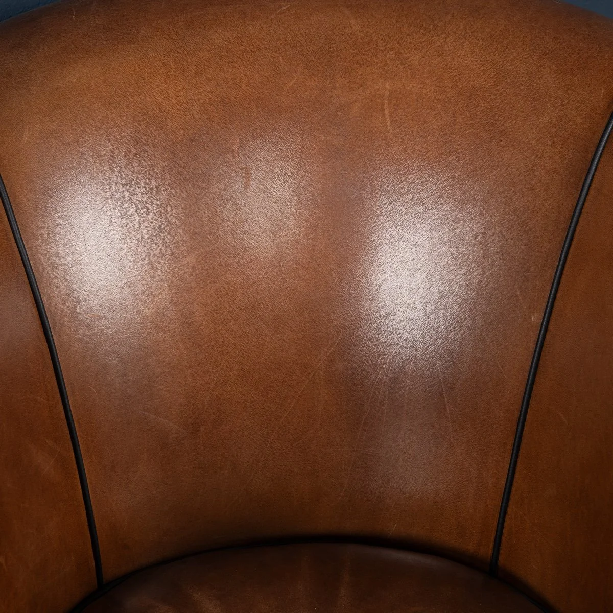 PUSHKINS.COM - B11463 - A PAIR OF 20thC DUTCH SHEEPSKIN LEATHER TUB CHAIRS - 31.jpg