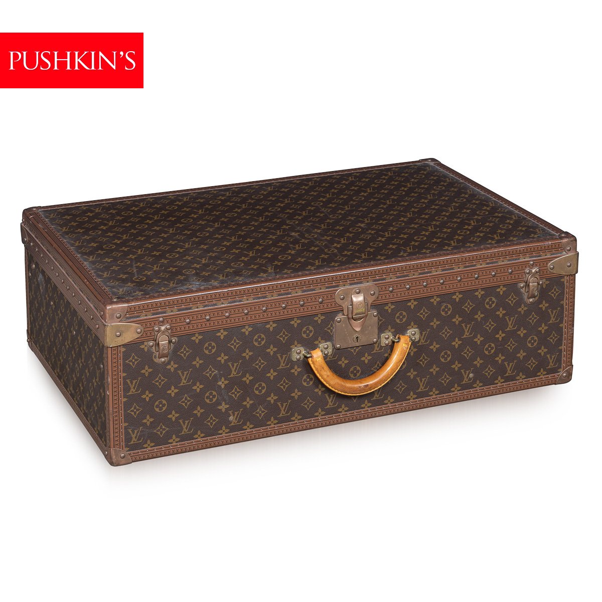 PUSHKINS.COM - B11399 - 20thC LOUIS VUITTON SUITCASE IN MONOGRAM CANVAS, FRANCE - 02.jpg